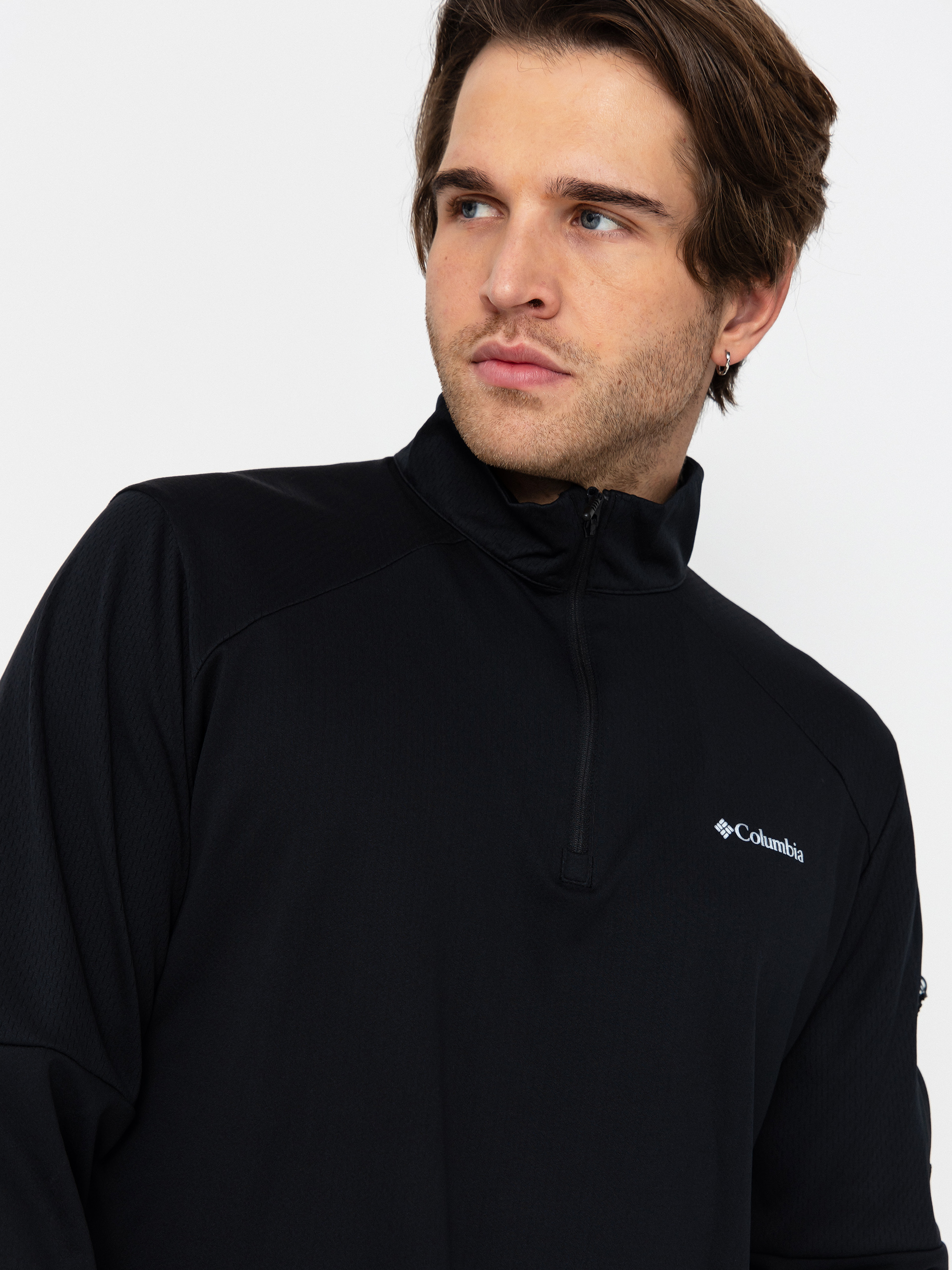 Pentru bărbați Hanorac din fleece Columbia Tech Knit 1/4 Zip (black)