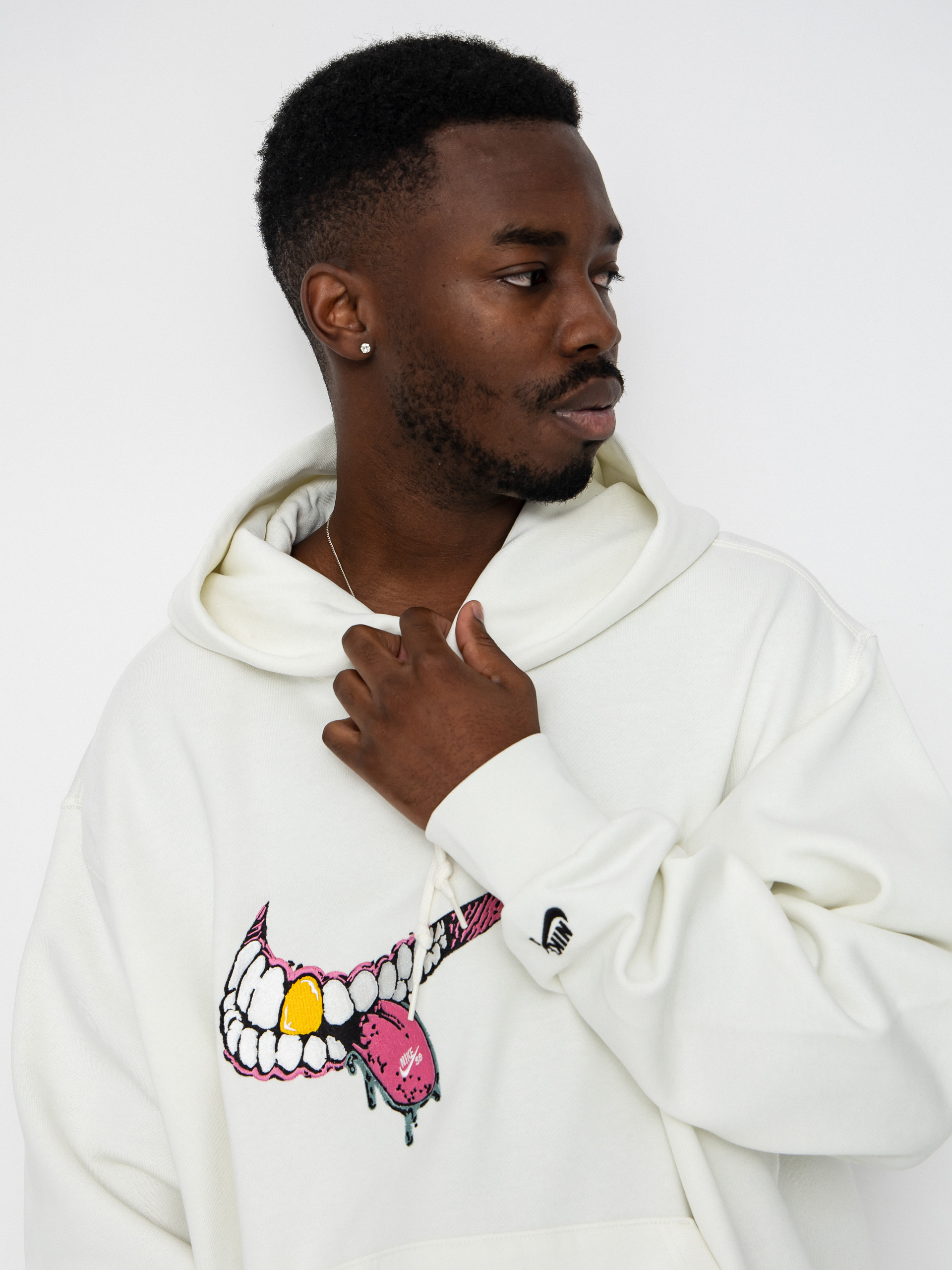 Hanorac cu glugă Nike SB GFX 1 HD (sail/black)