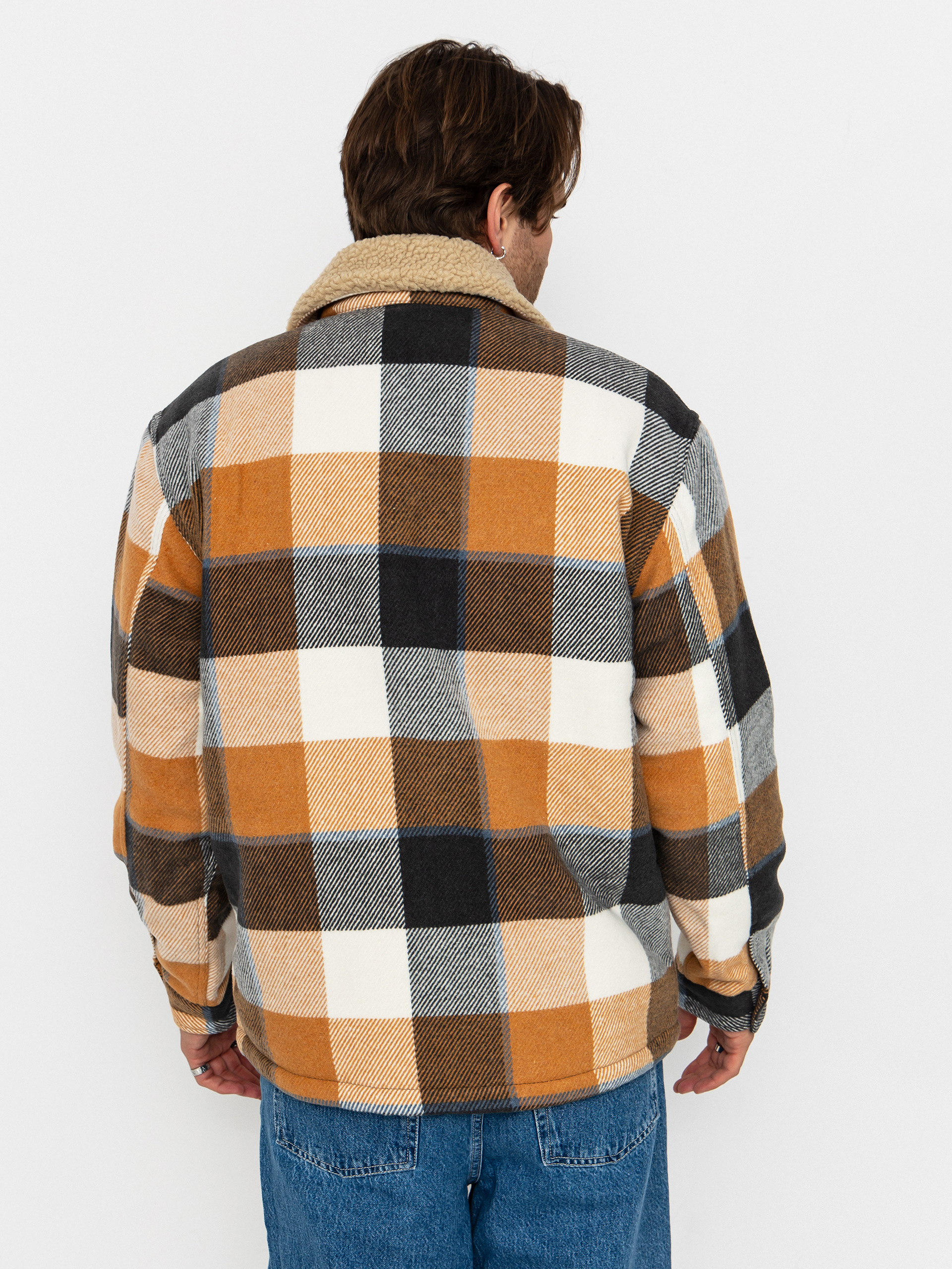 Geacă Quiksilver Dna Sherpa Harrington (almond motherfly check)
