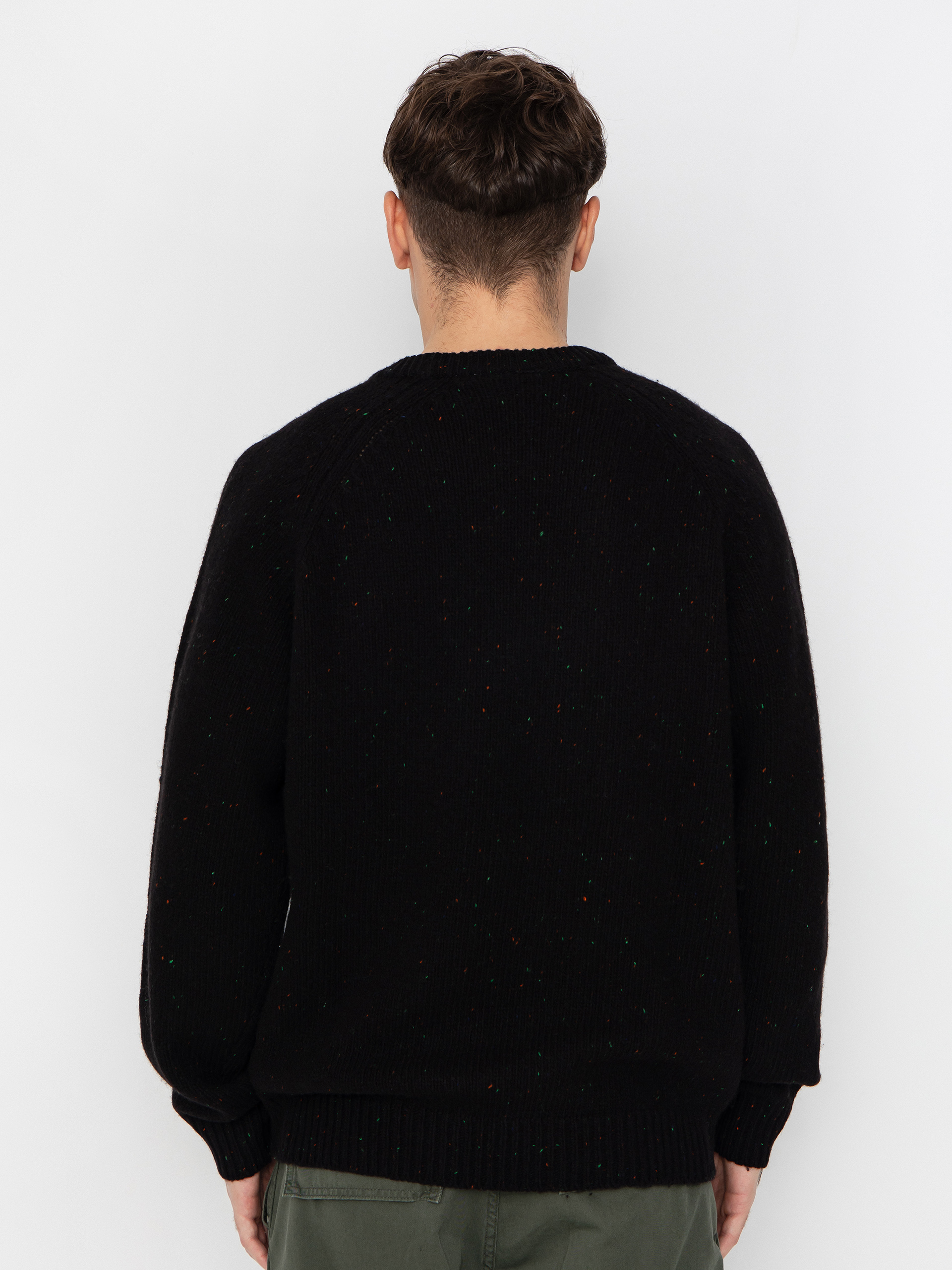 Pulover Carhartt WIP Anglistic (speckled black)