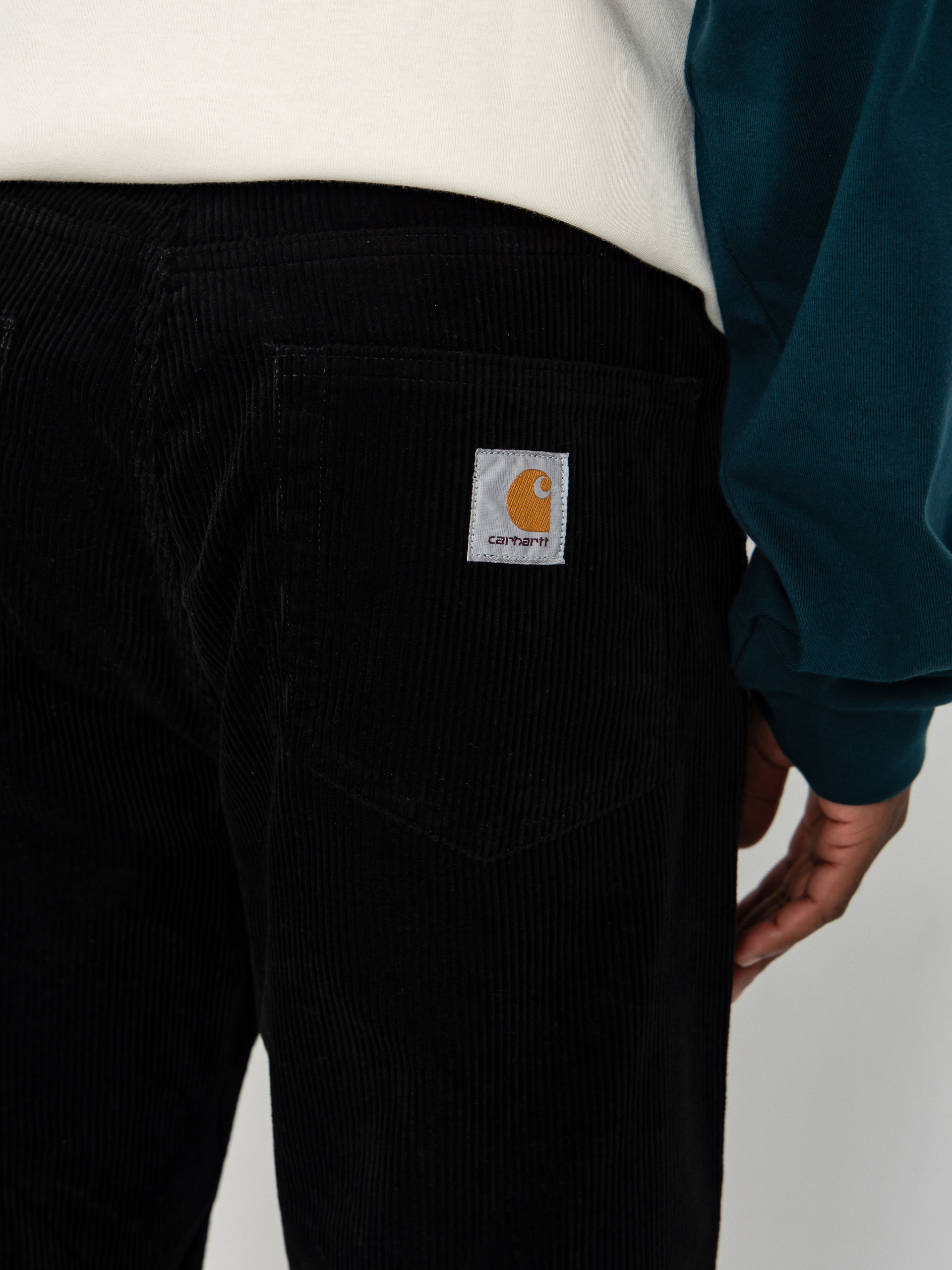 Pantaloni Carhartt WIP Landon (black/rinsed)