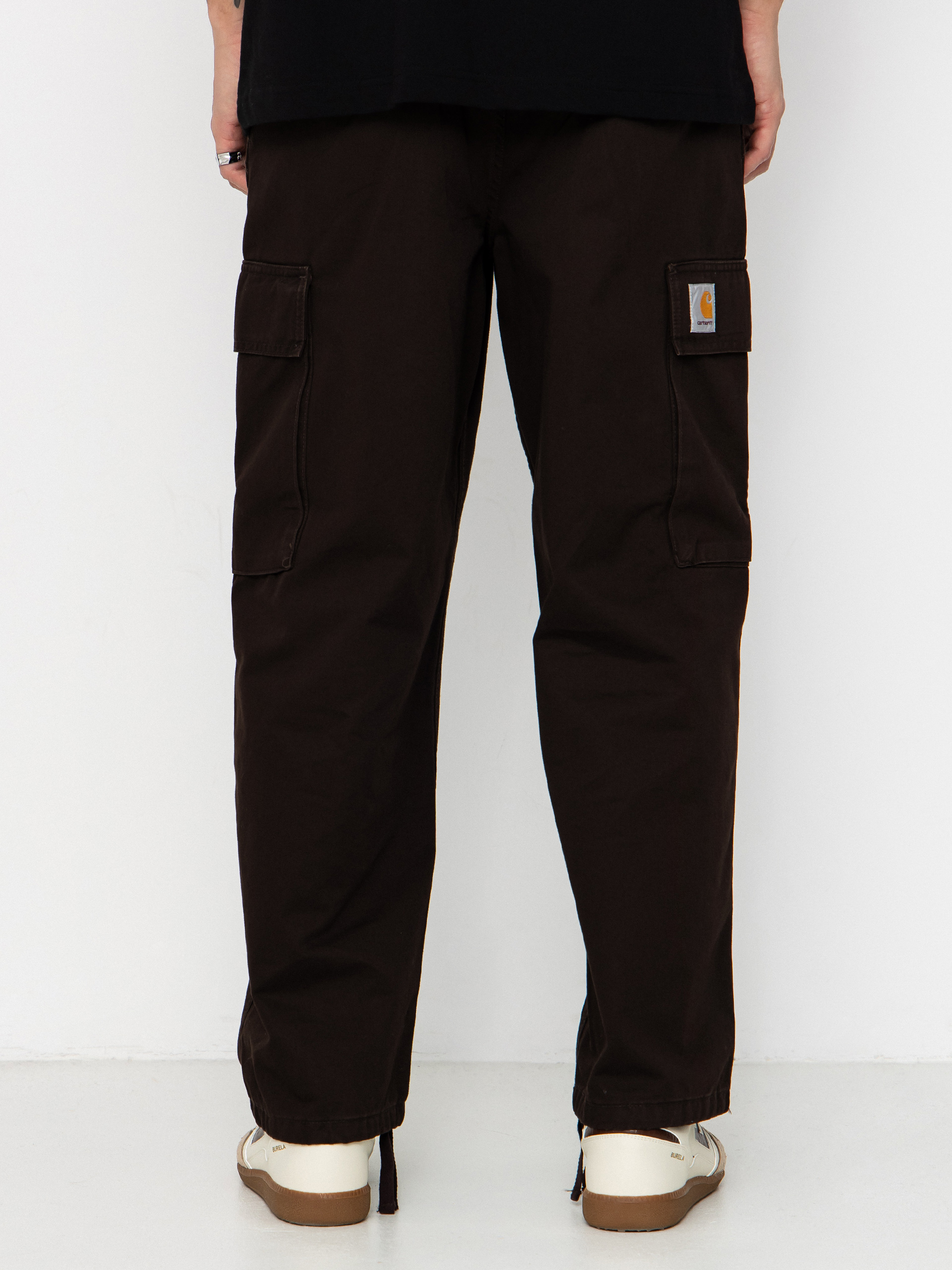 Pantaloni Carhartt WIP Kade Cargo (tobacco/stone washed)