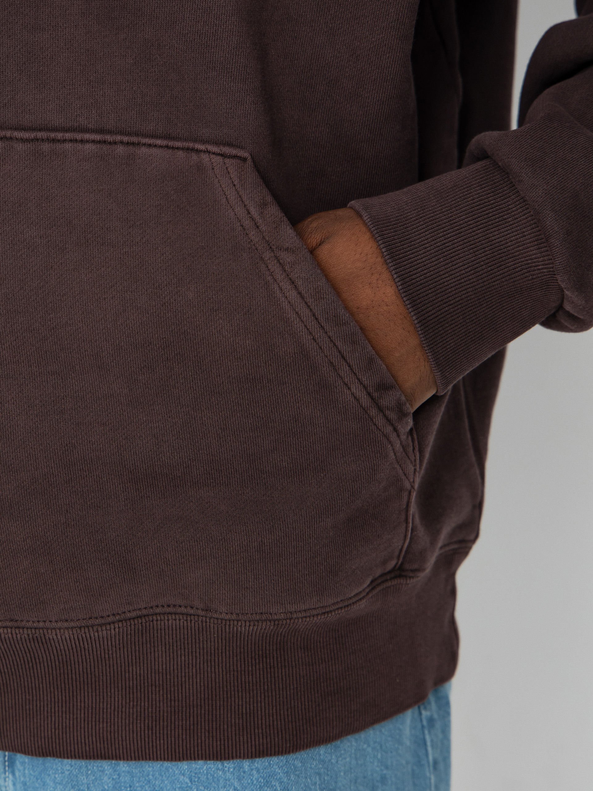 Hanorac cu glugă Carhartt WIP Vista HD (palisander/garment dyed)