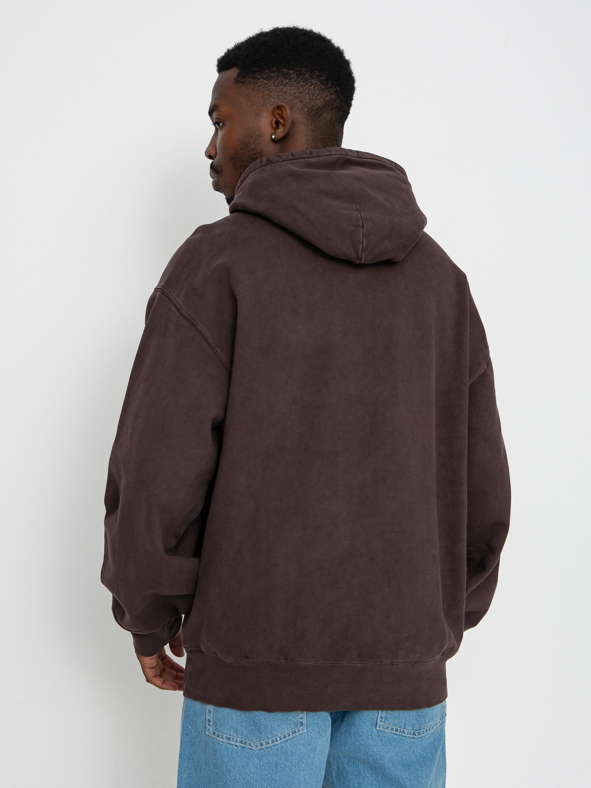 Hanorac cu glugă Carhartt WIP Vista HD (palisander/garment dyed)