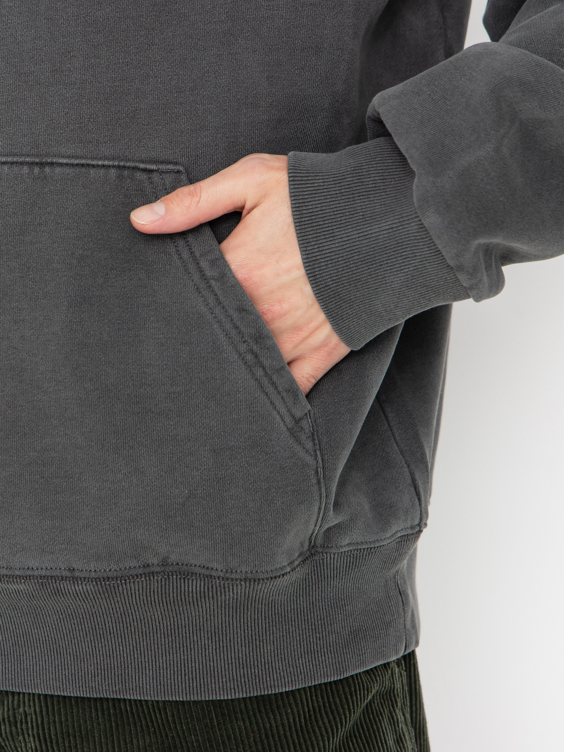 Hanorac cu glugă Carhartt WIP Vista HD (black/garment dyed)