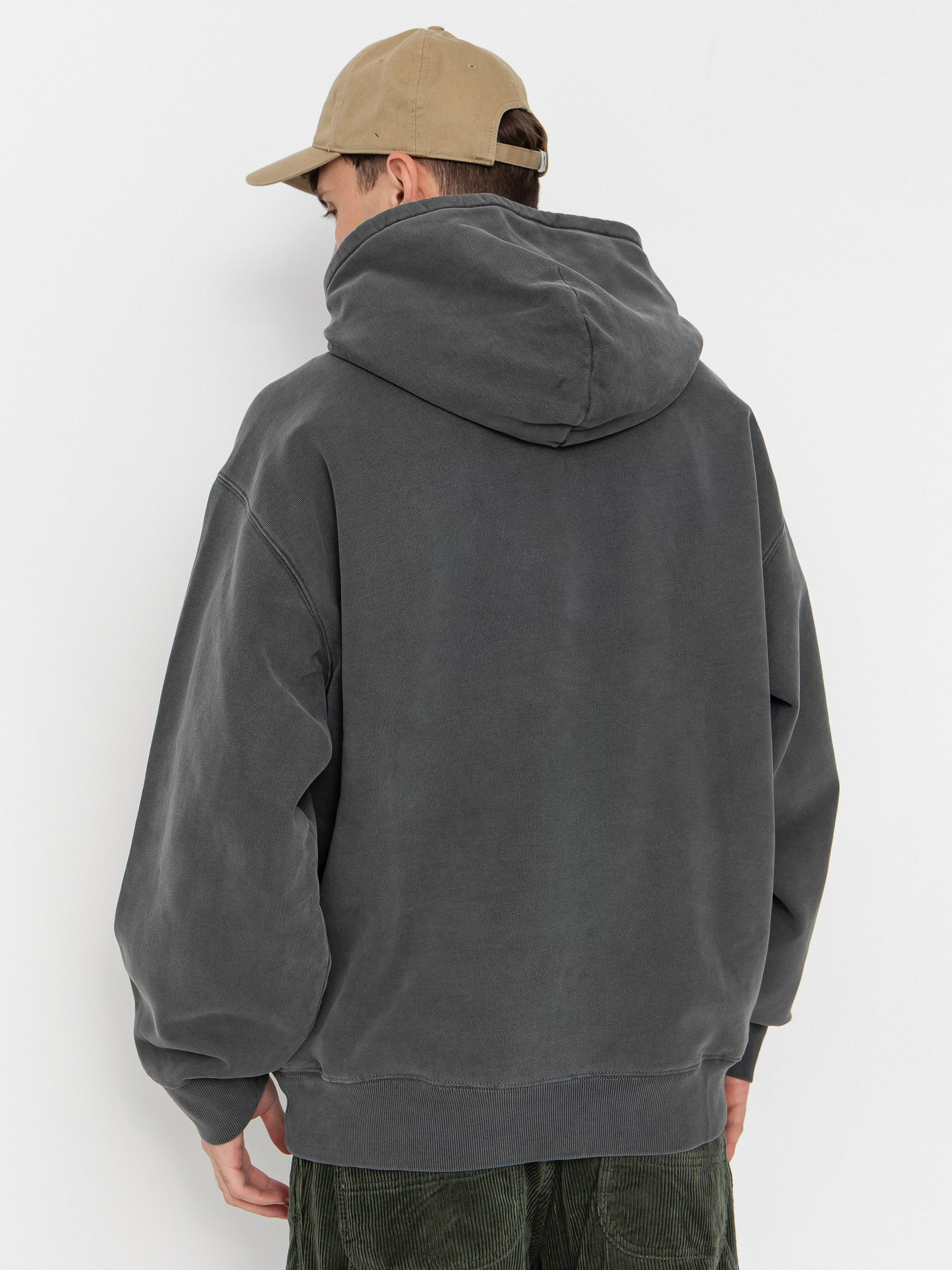 Hanorac cu glugă Carhartt WIP Vista HD (black/garment dyed)