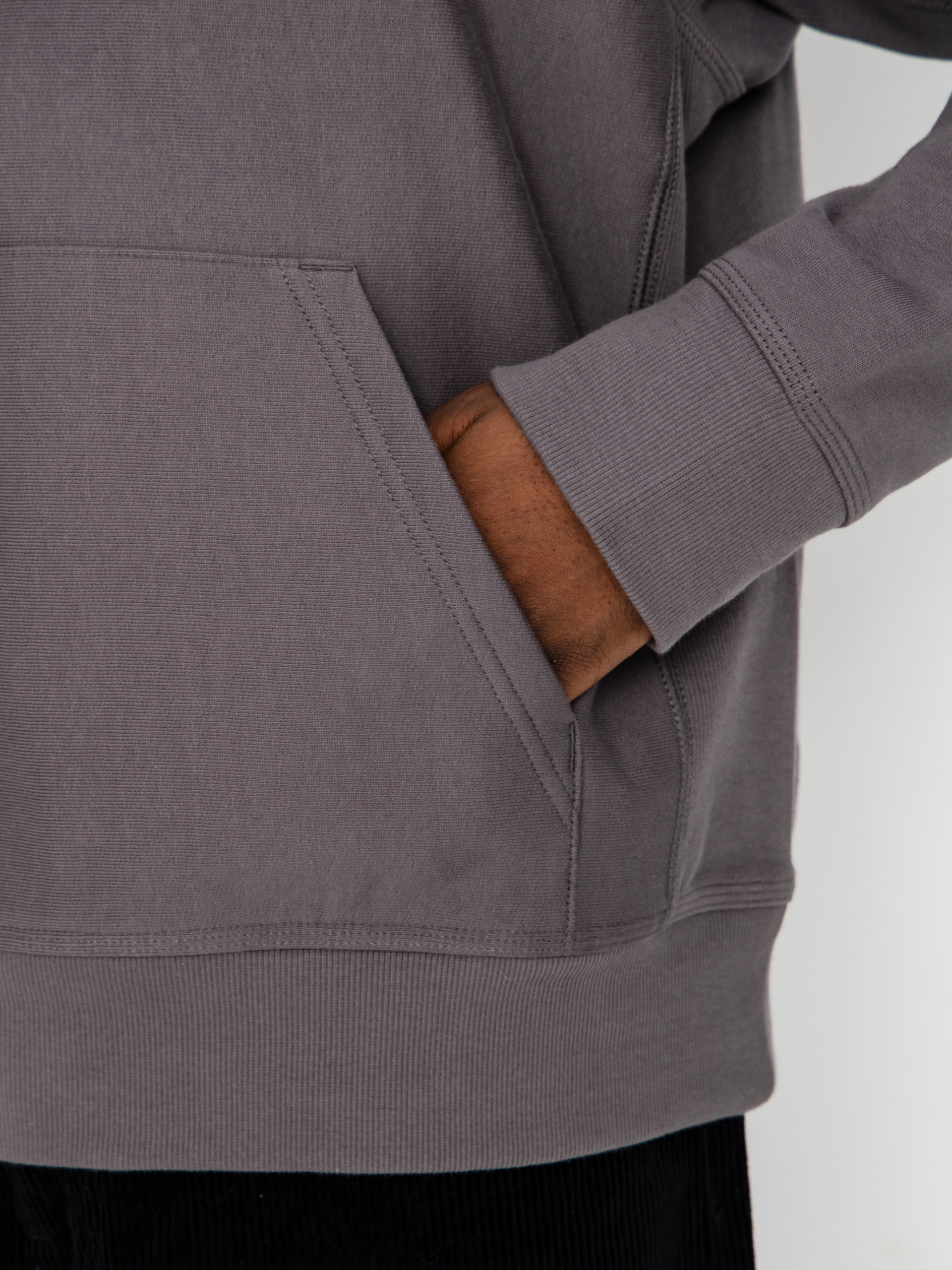 Hanorac cu glugă Carhartt WIP American Script HD (porphyry)