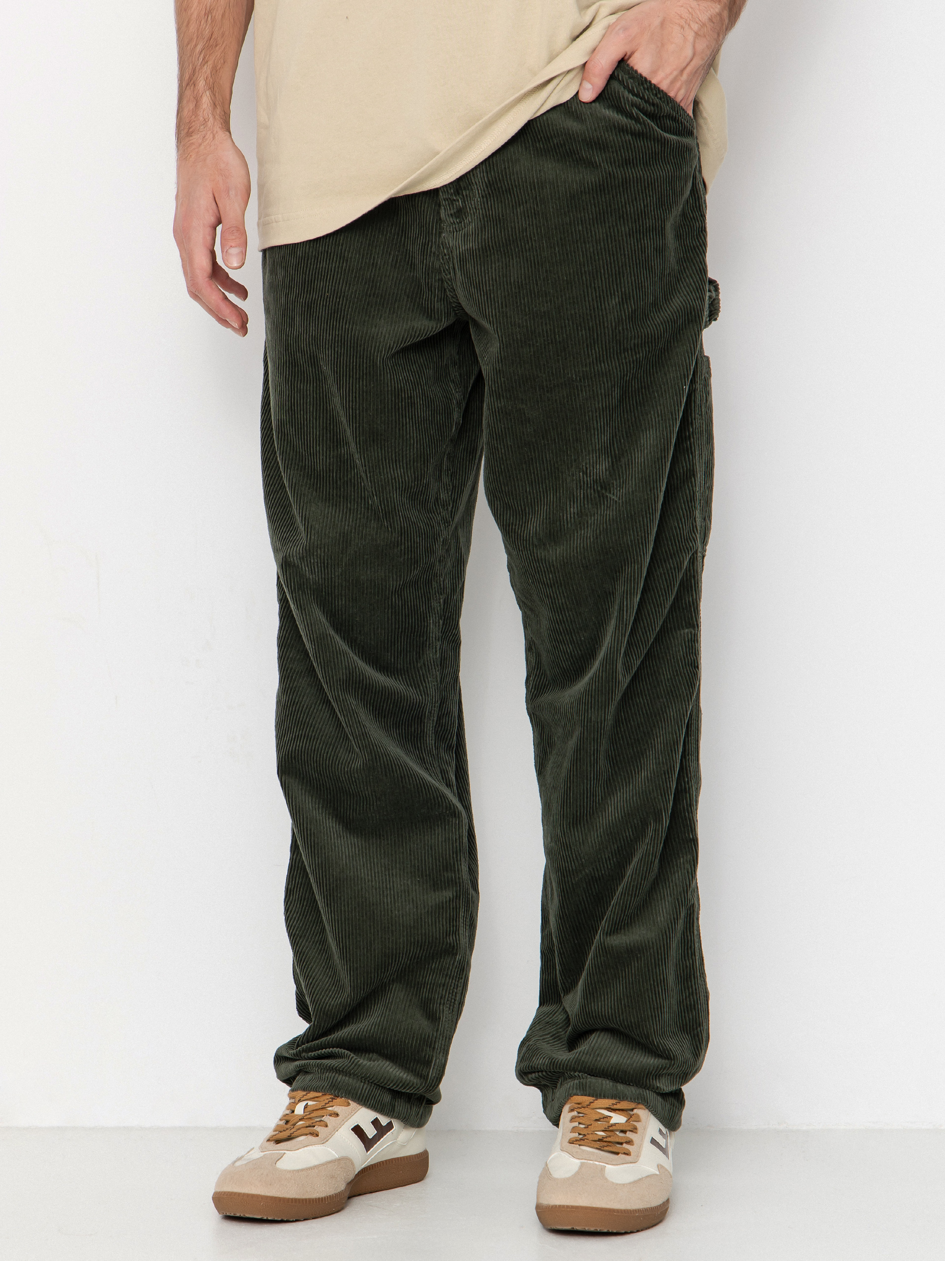 Pantaloni Carhartt WIP Single Knee (opuntia/rinsed)