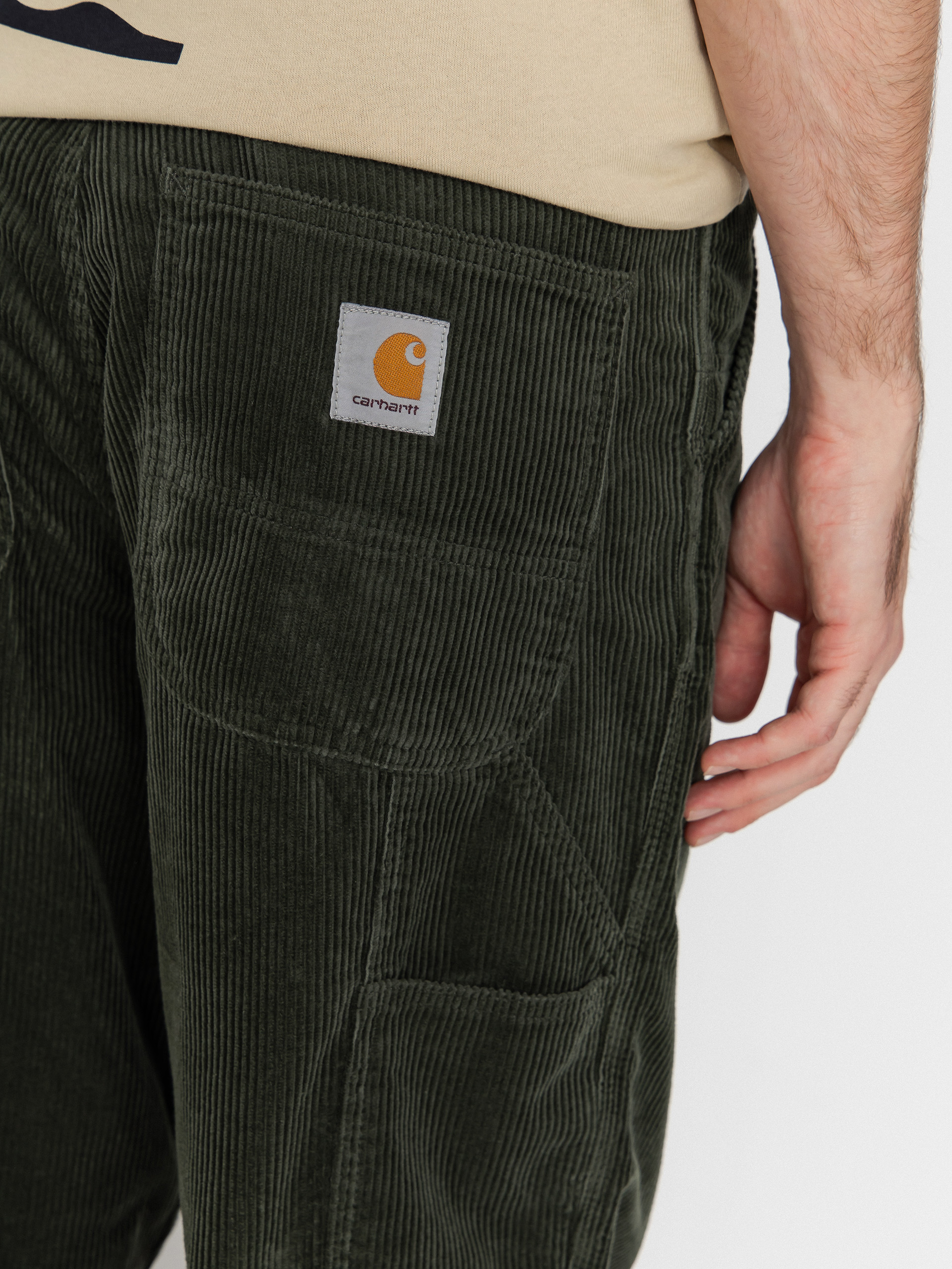 Pantaloni Carhartt WIP Single Knee (opuntia/rinsed)