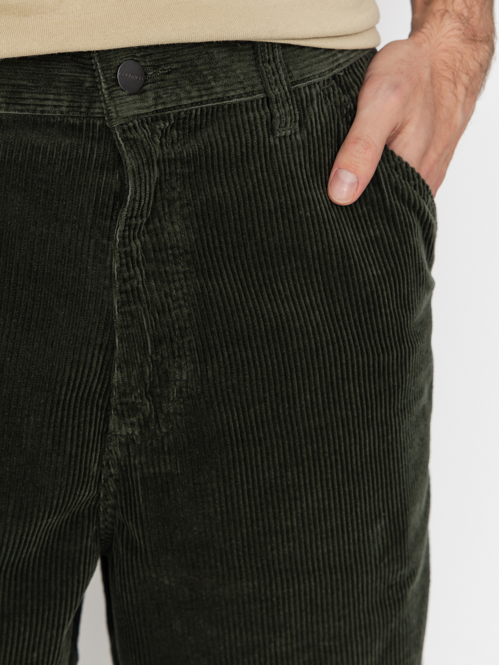 Pantaloni Carhartt WIP Single Knee (opuntia/rinsed)