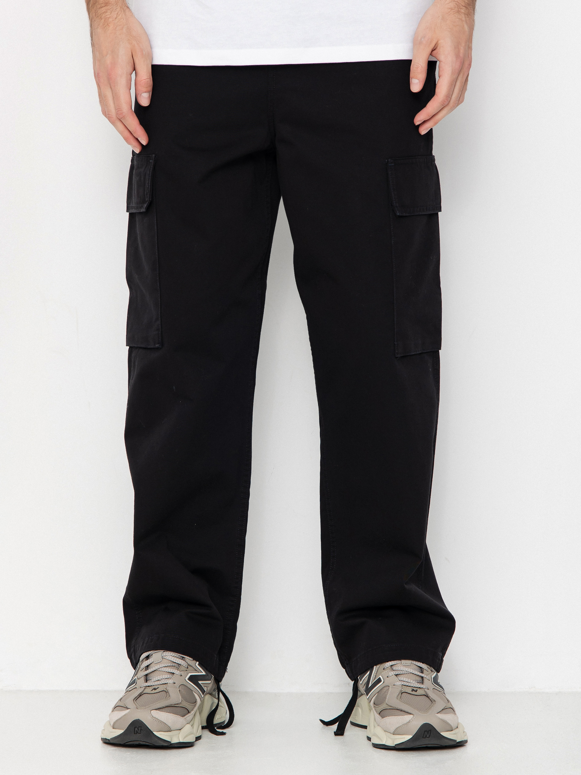Pantaloni Carhartt WIP Kade Cargo (black/stone washed)