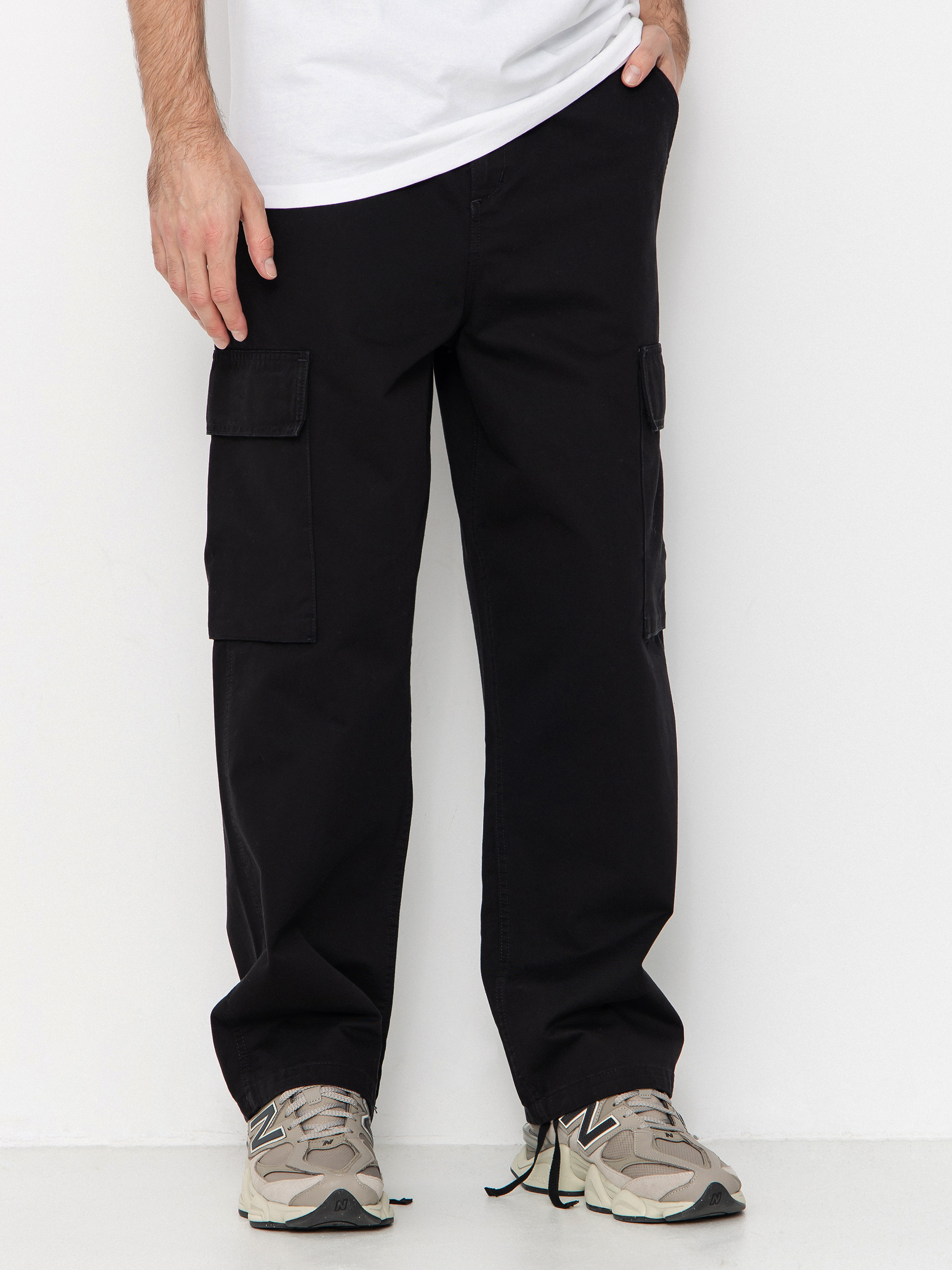 Pantaloni Carhartt WIP Kade Cargo (black/stone washed)