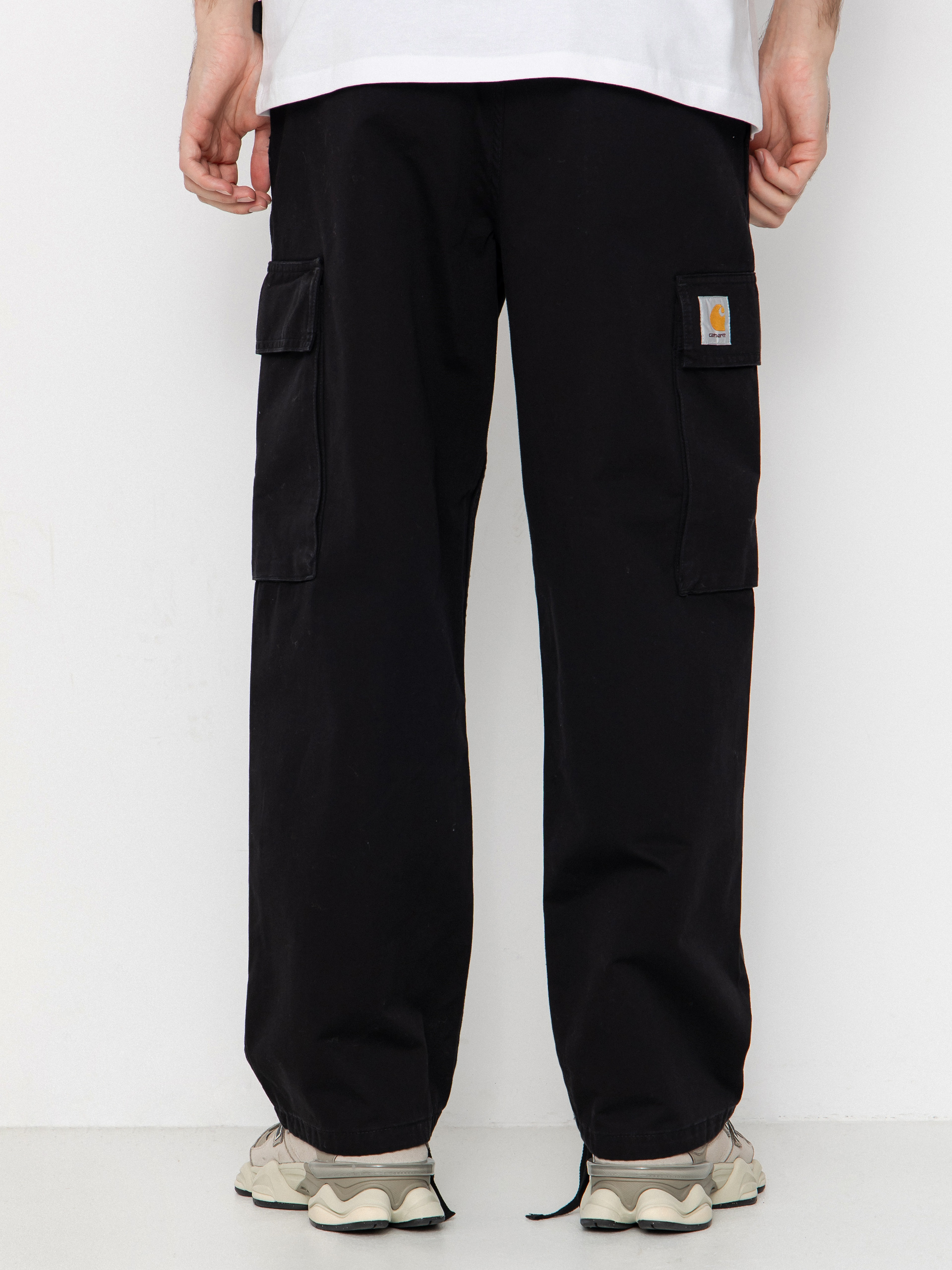 Pantaloni Carhartt WIP Kade Cargo (black/stone washed)