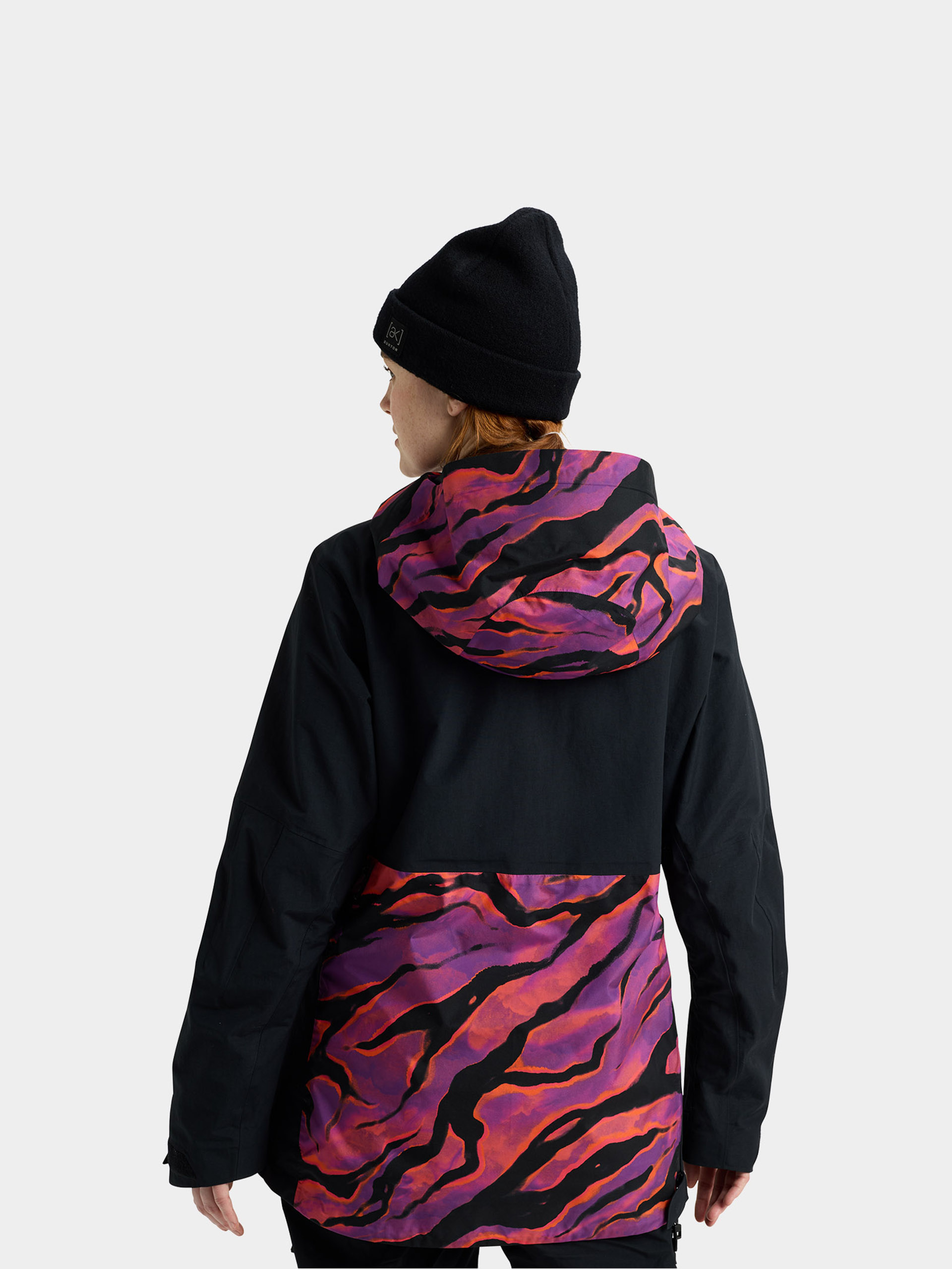 Pentru femei Geacă de snowboard Burton Ak Gore Tex Kimmy 2L Anorak (slash multi/true black)