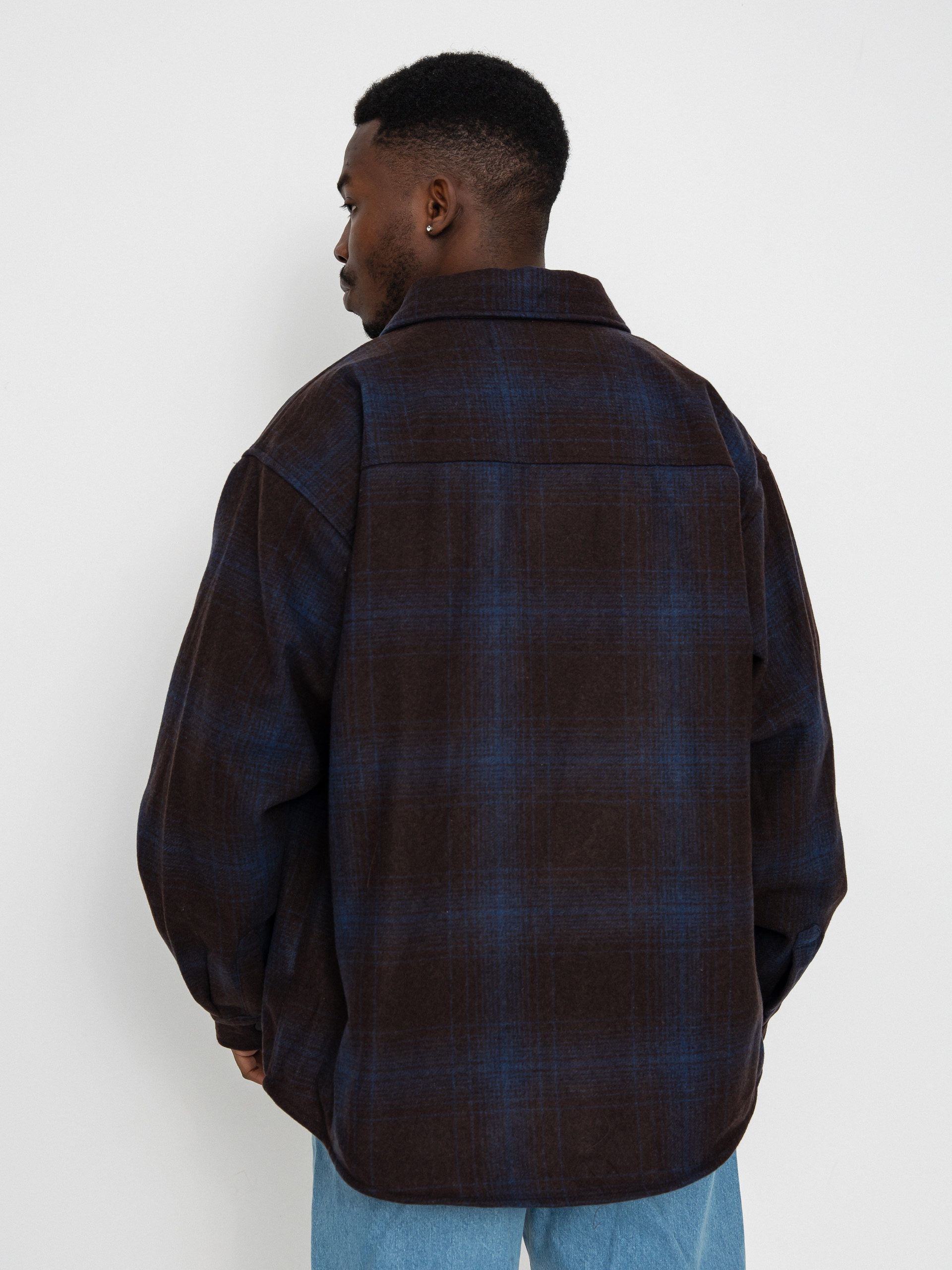 Geacă Carhartt WIP Brennan (brennan check/palisander/jupiter)