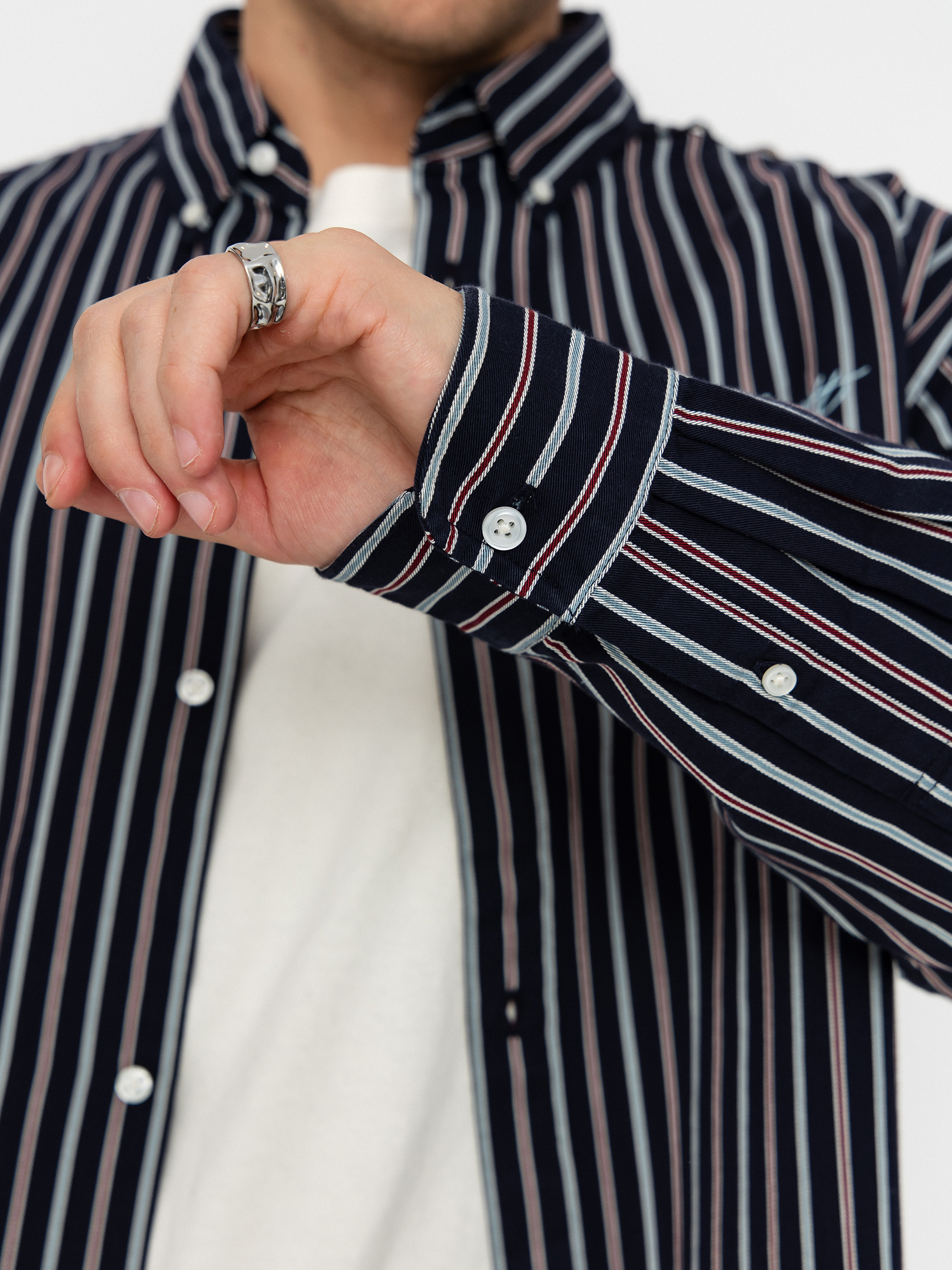 Cămașă Carhartt WIP Palance (palance stripe/dark navy)