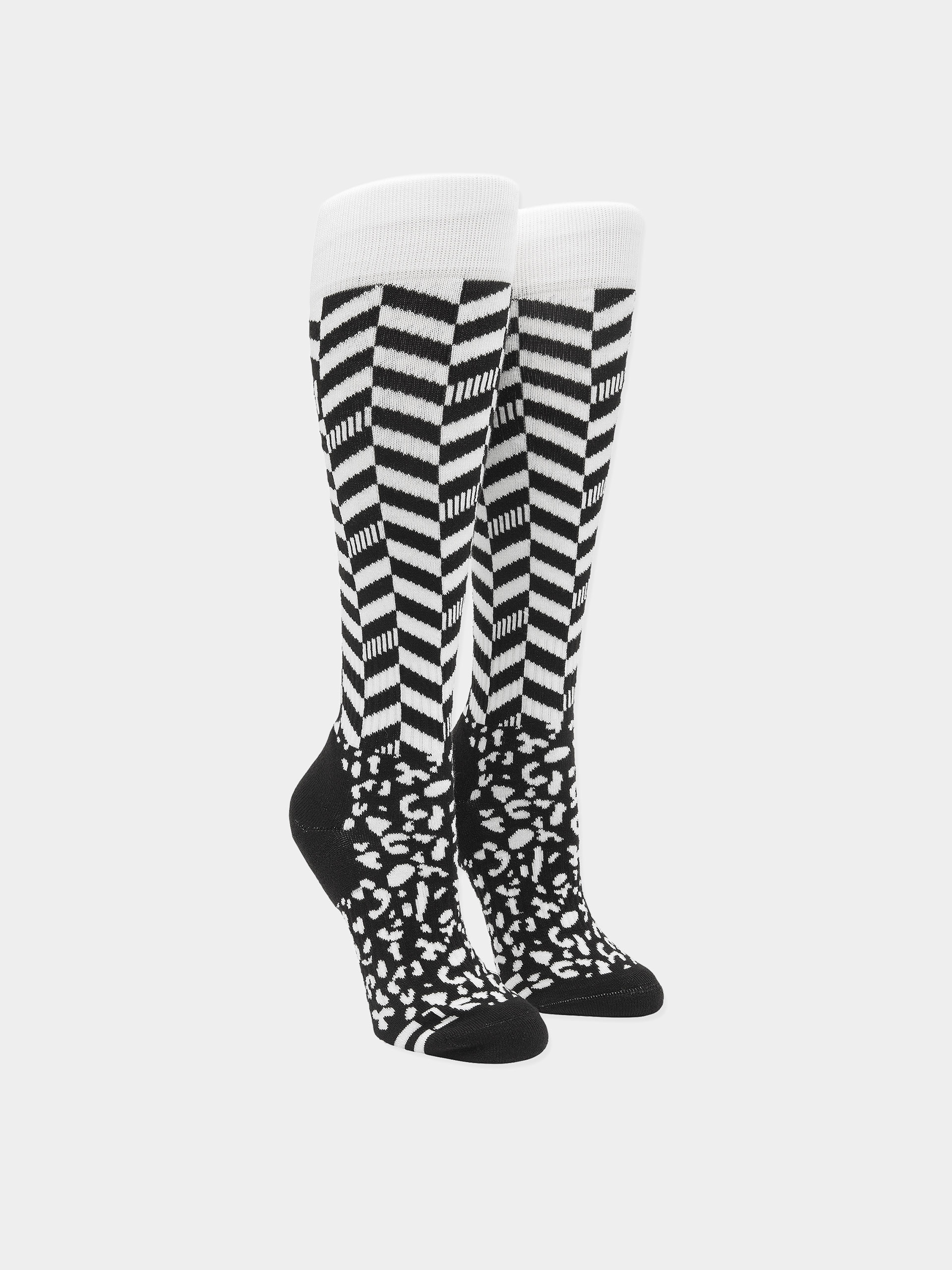 Șosete Volcom Cheetah Chev Otc Wmn (black)