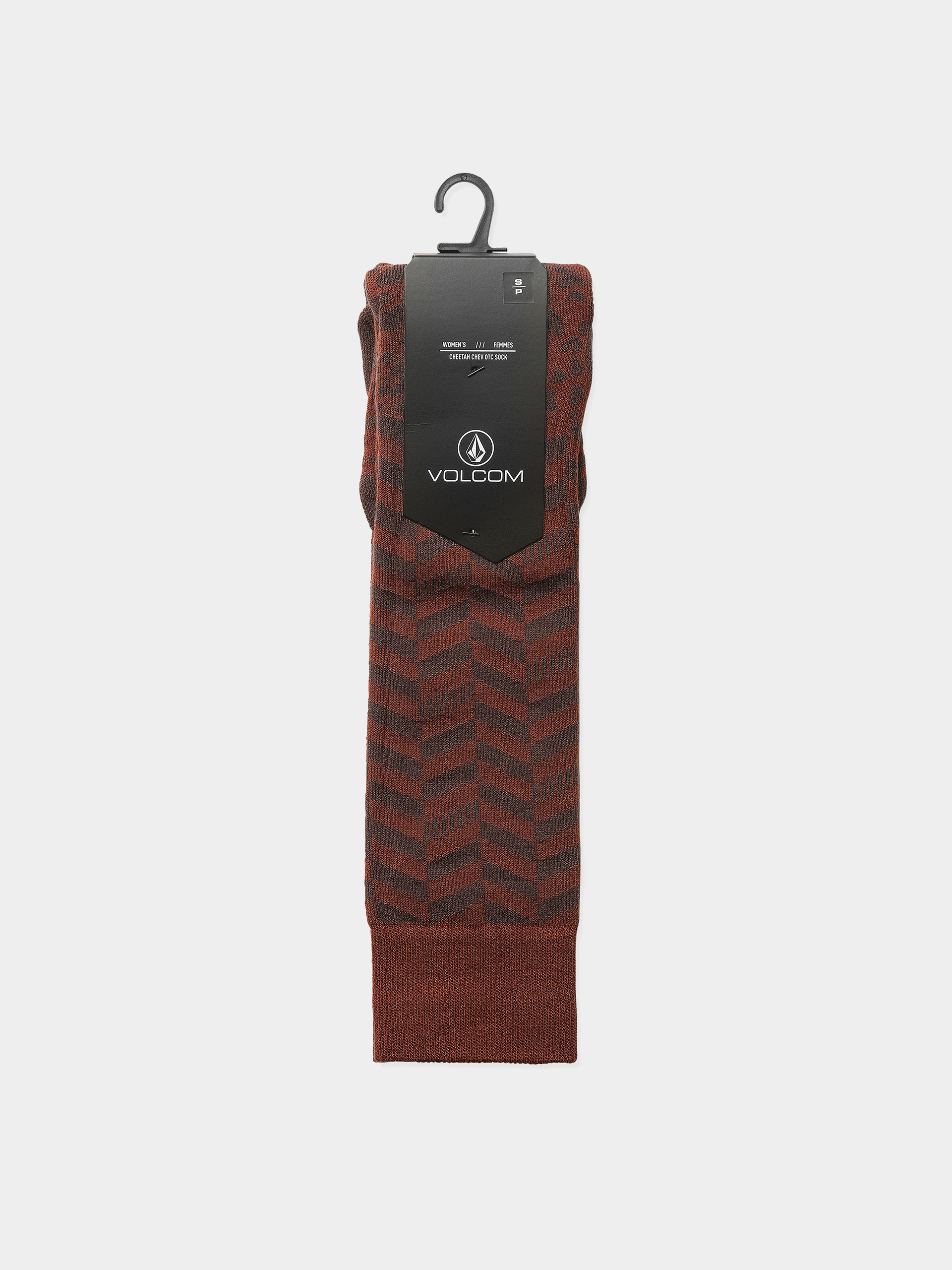 Șosete Volcom Cheetah Chev Otc Wmn (henna)