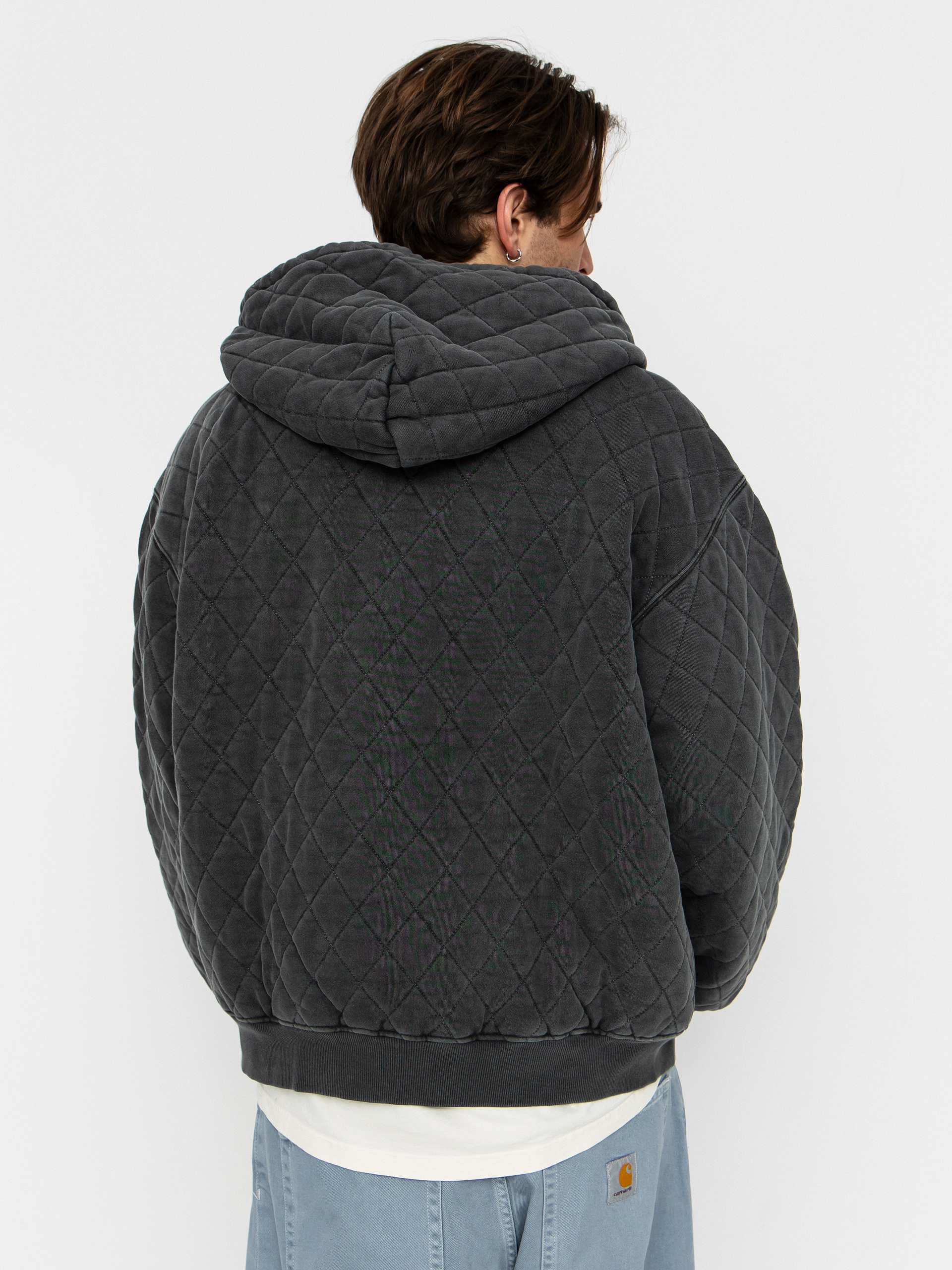 Geacă Carhartt WIP Vista Quilted ZHD (black/garment dyed)