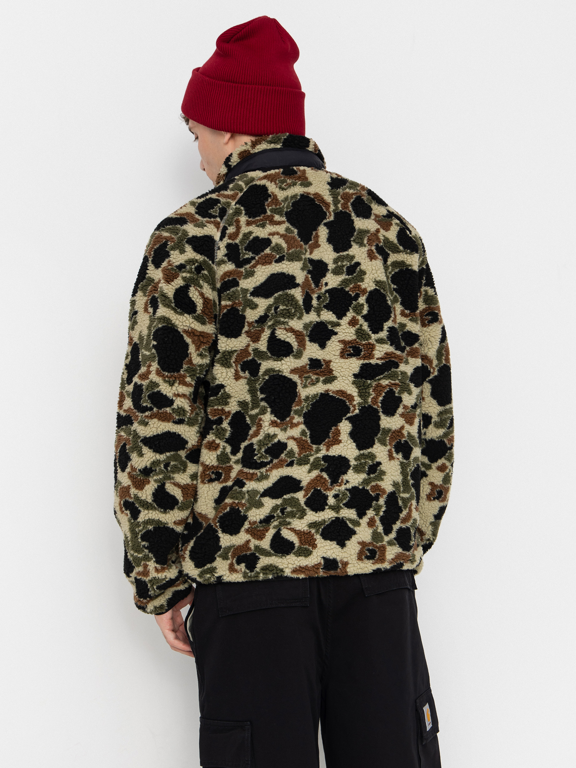 Geacă Carhartt WIP Prentis (camo duck jacquard/green/black)