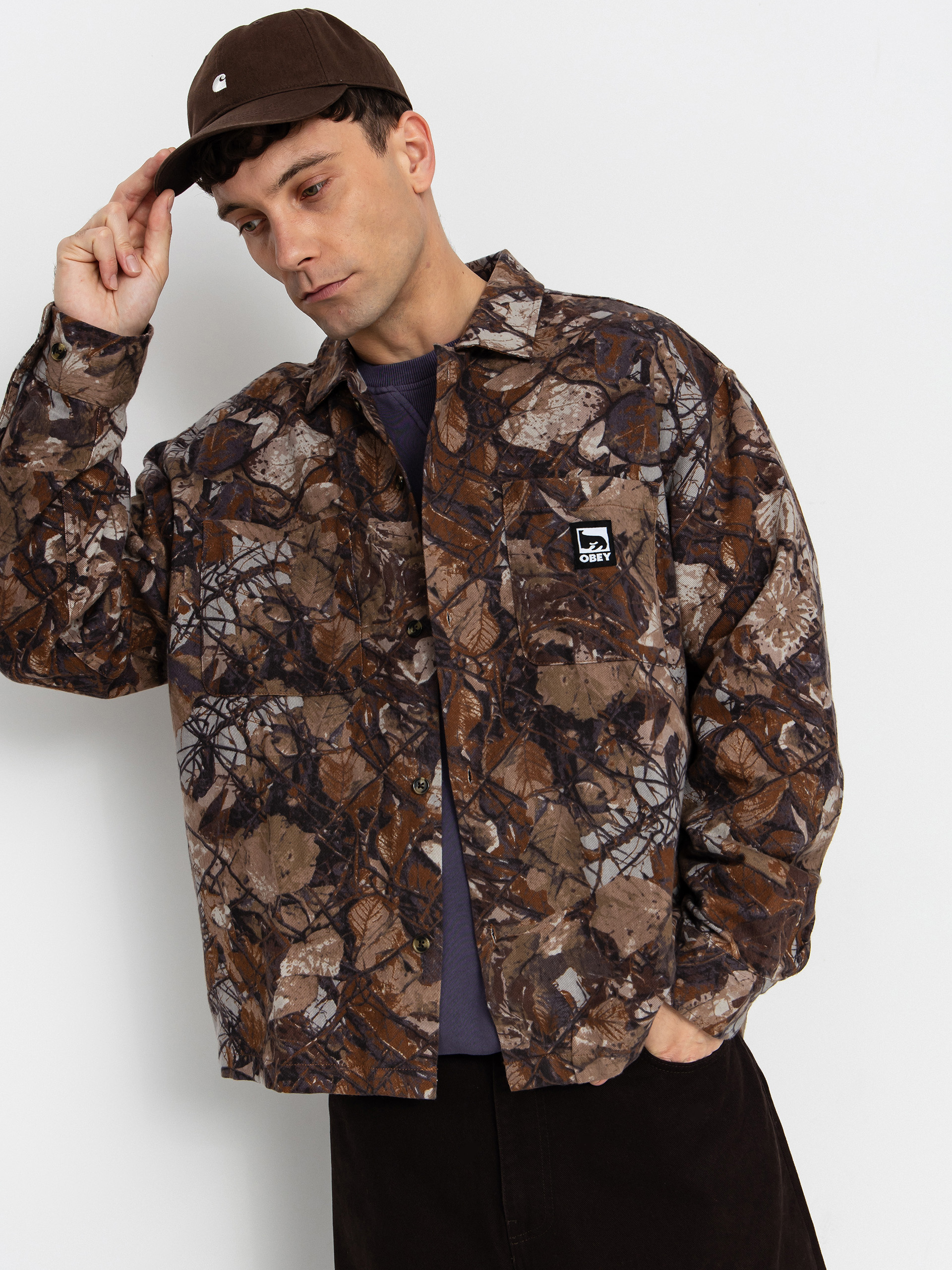 Cămașă OBEY Fence Camo