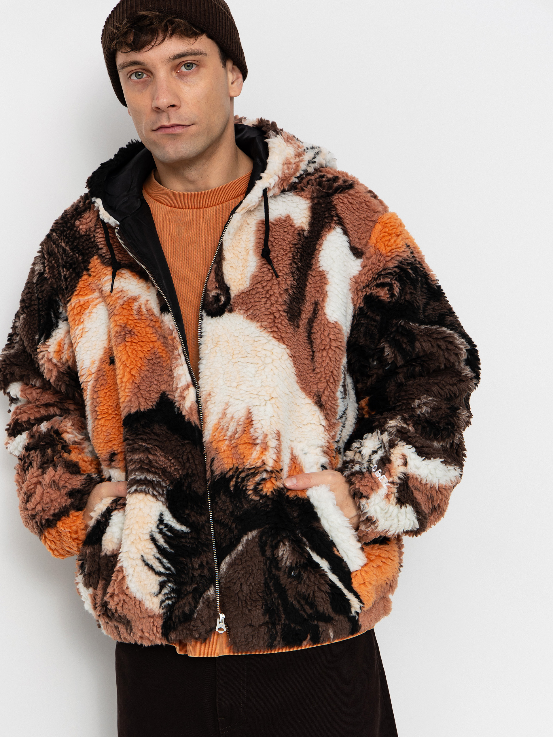 Hanorac din fleece OBEY Obey Horses Sherpa