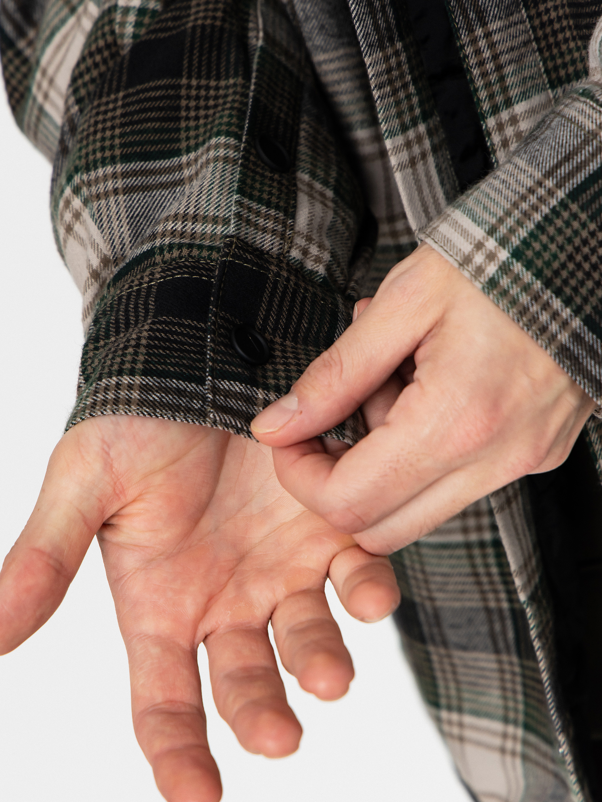 Geacă Volcom Kenson Ins Flannel (black green)