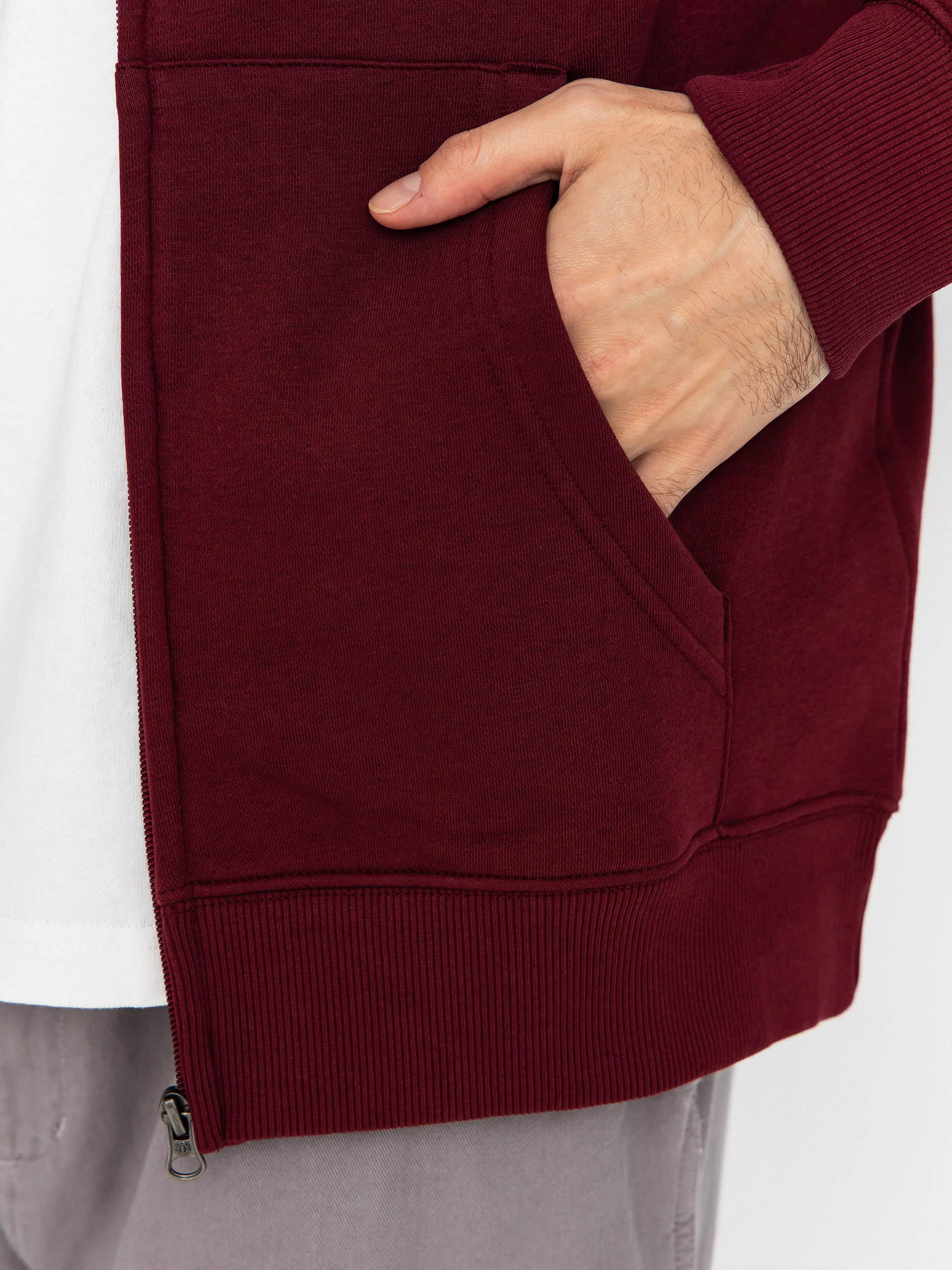 Hanorac cu glugă Element Icon Embroidery ZHD (zinfandel)