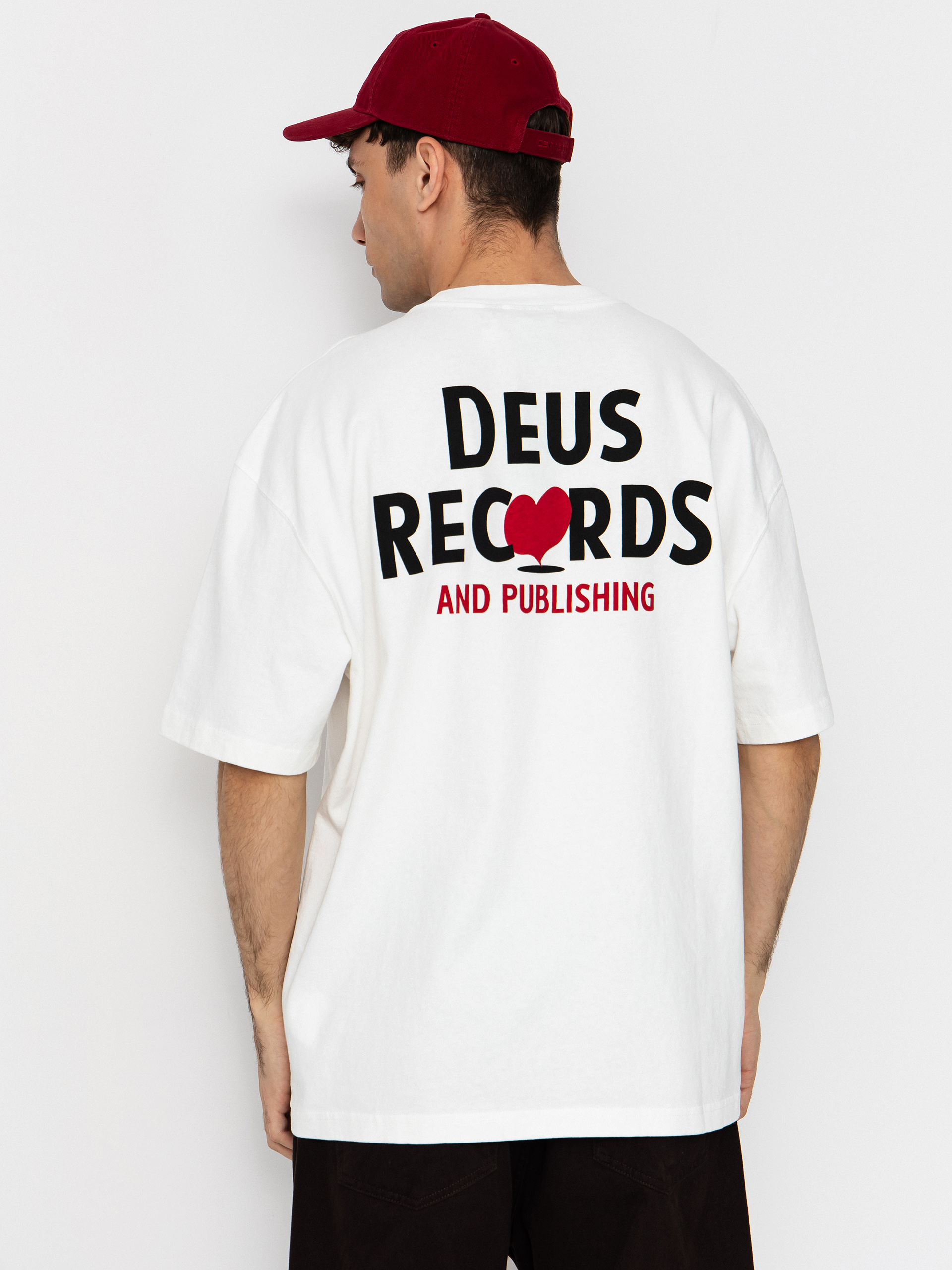 Tricou Deus Ex Machina Deep Cut (vintage white)
