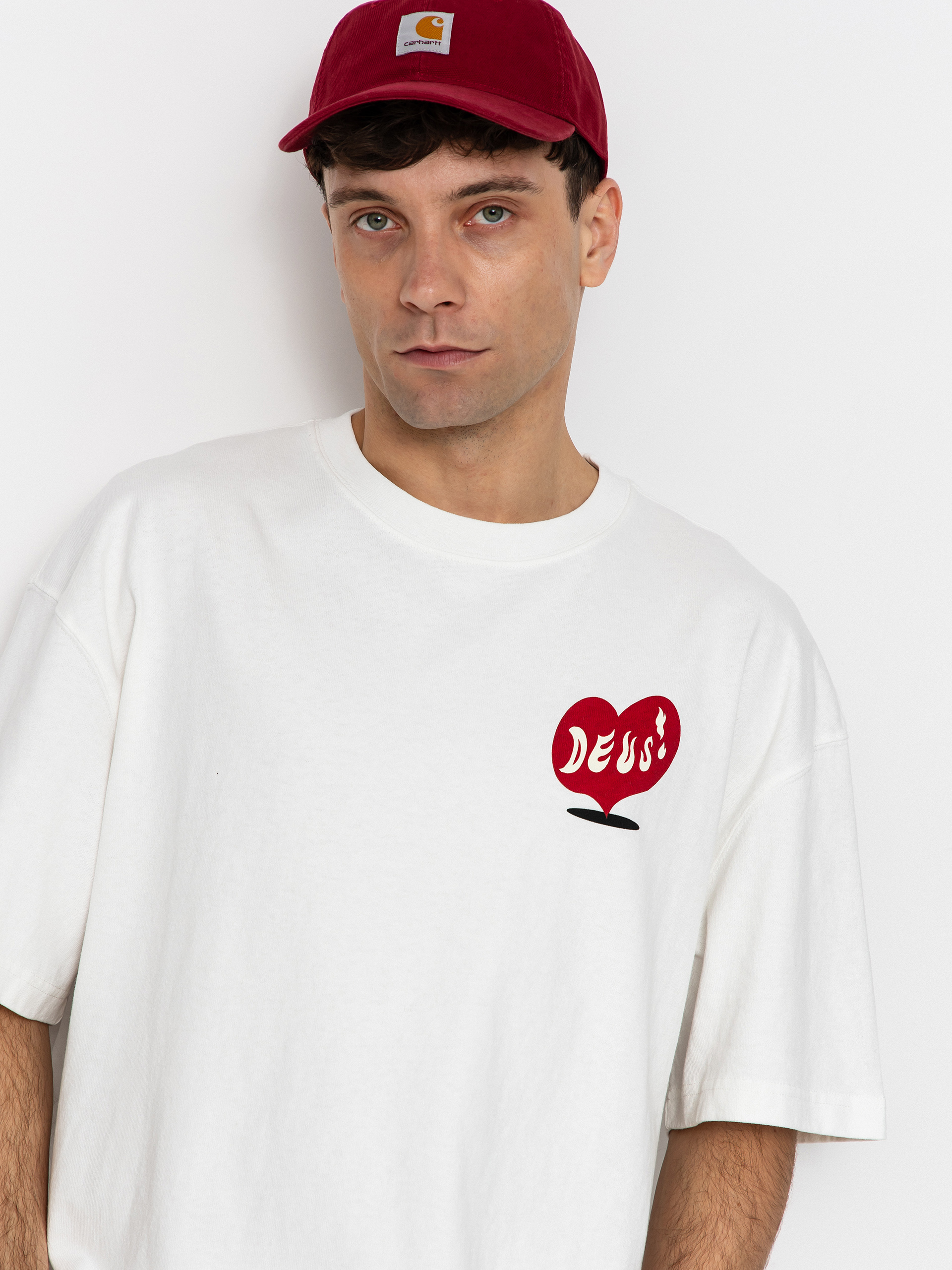 Tricou Deus Ex Machina Deep Cut (vintage white)