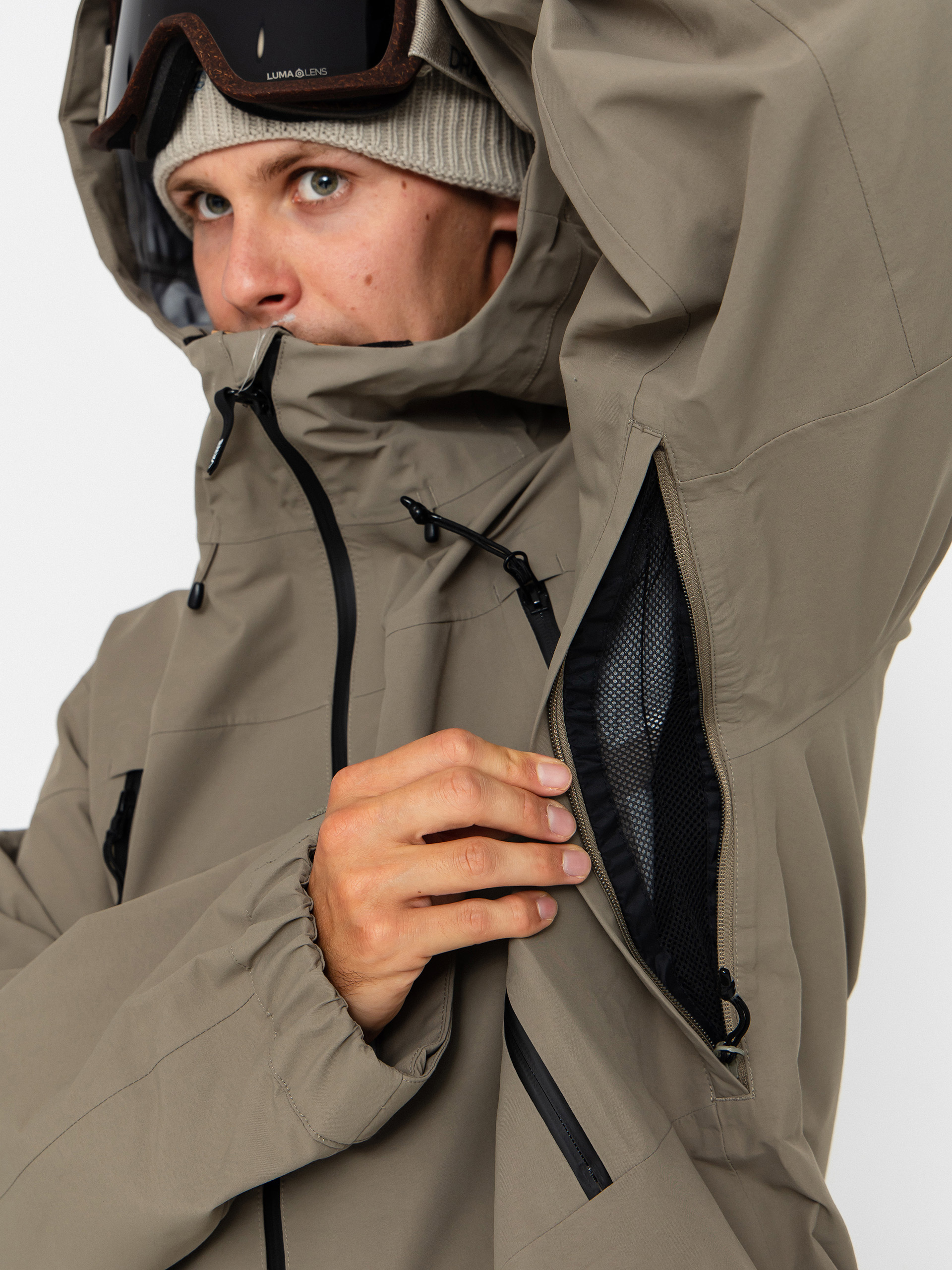 Pentru bărbați Geacă de snowboard Vans Hi Country 3L 2.0 (mountain essentials bungee cord)