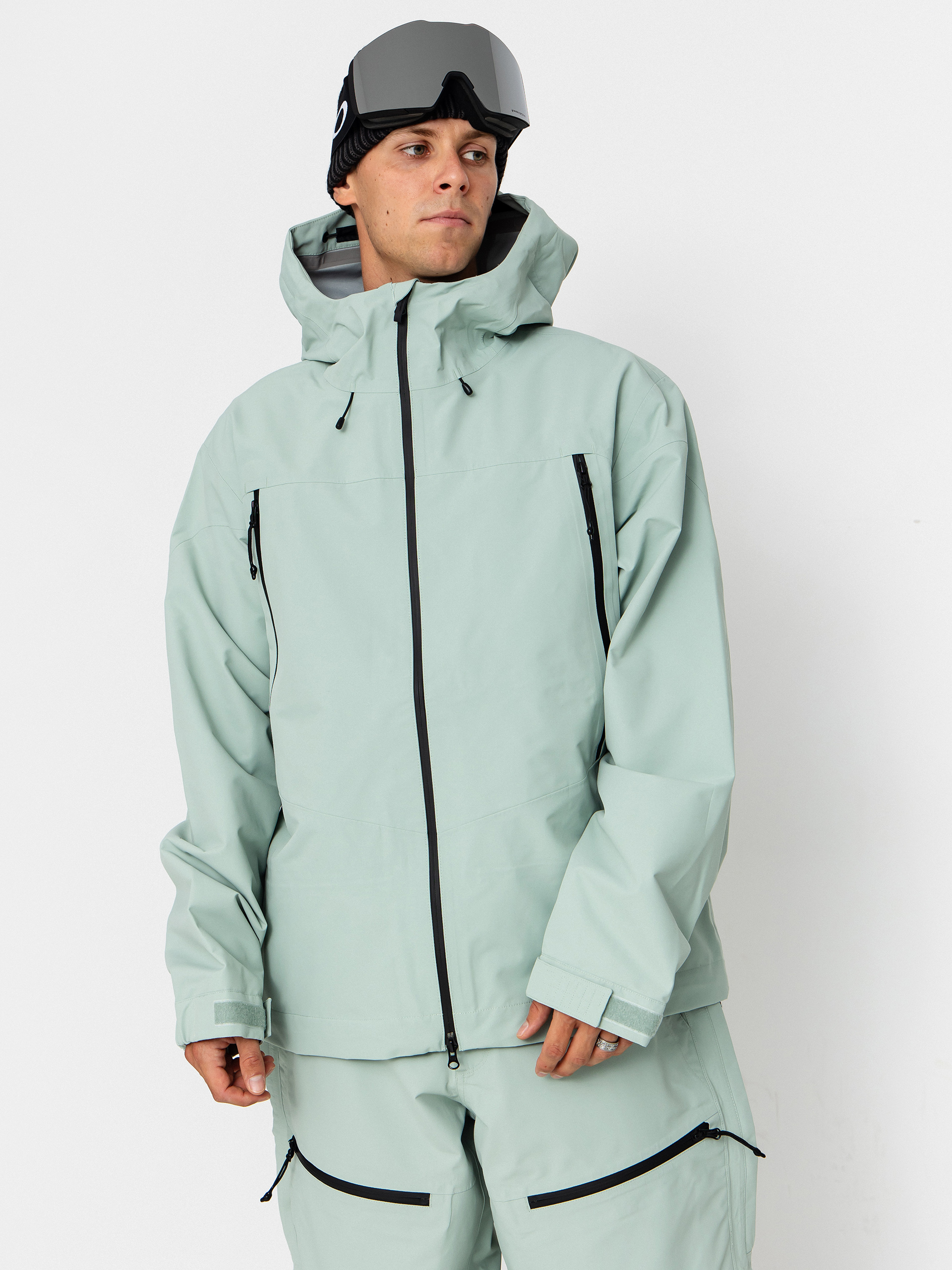 Pentru bărbați Geacă de snowboard Vans Hi Country 3L 2.0 (gray olive)