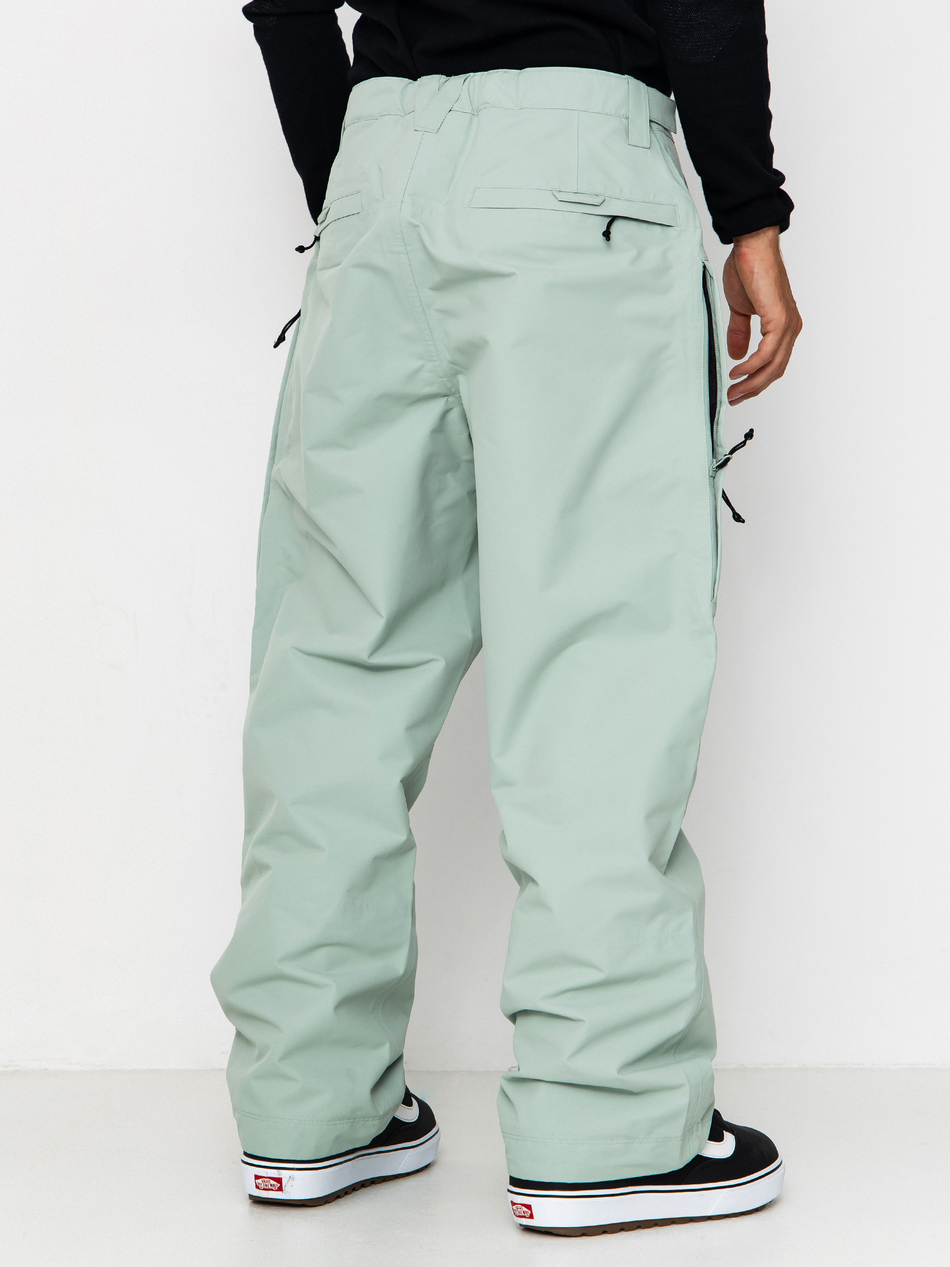 Pentru bărbați Pantaloni pentru snowboard Vans MTE High Country 3L 2.0 (gray olive)