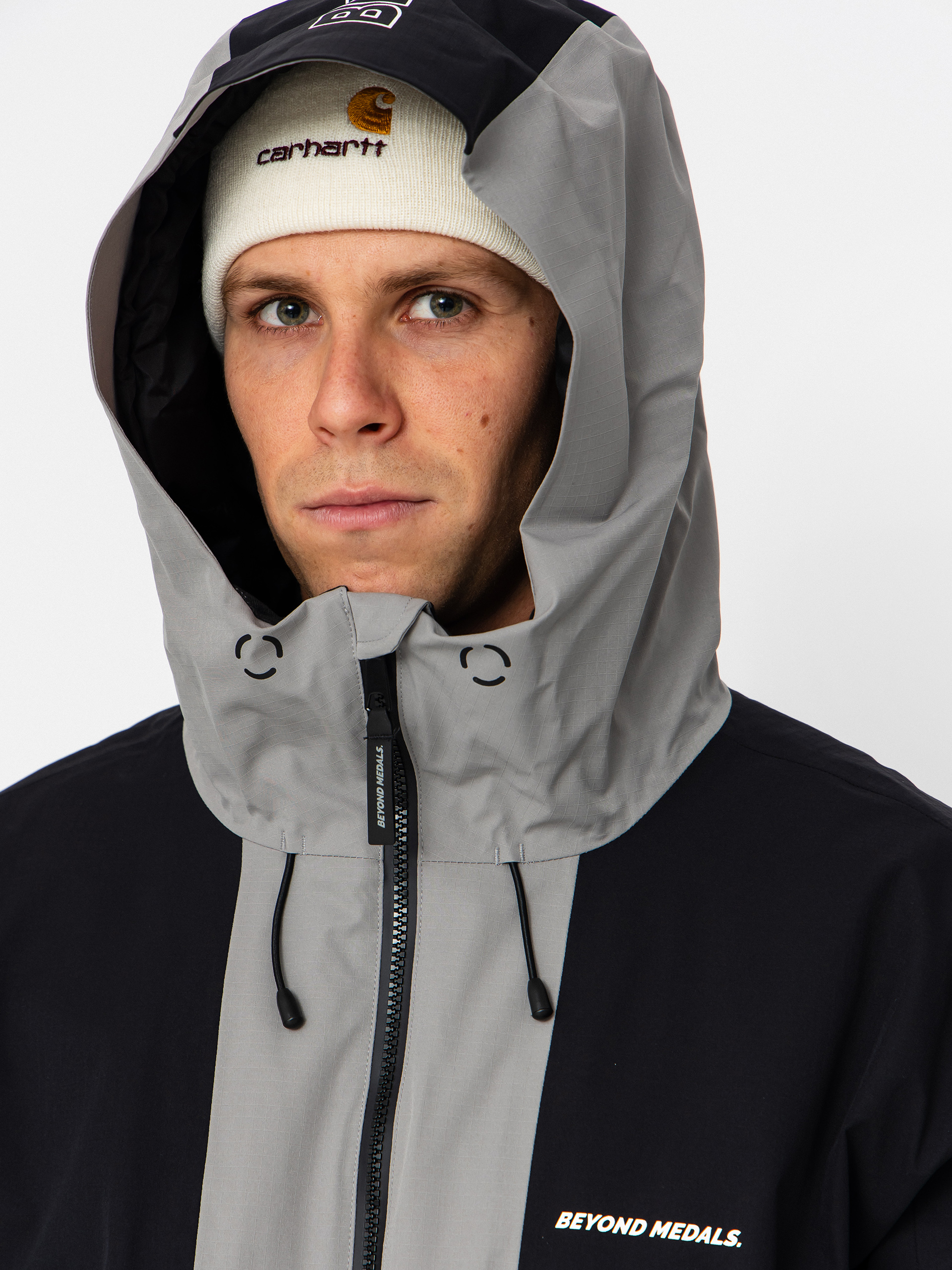 Pentru bărbați Geacă de snowboard Beyond Medals Fullzip 2L (grey)