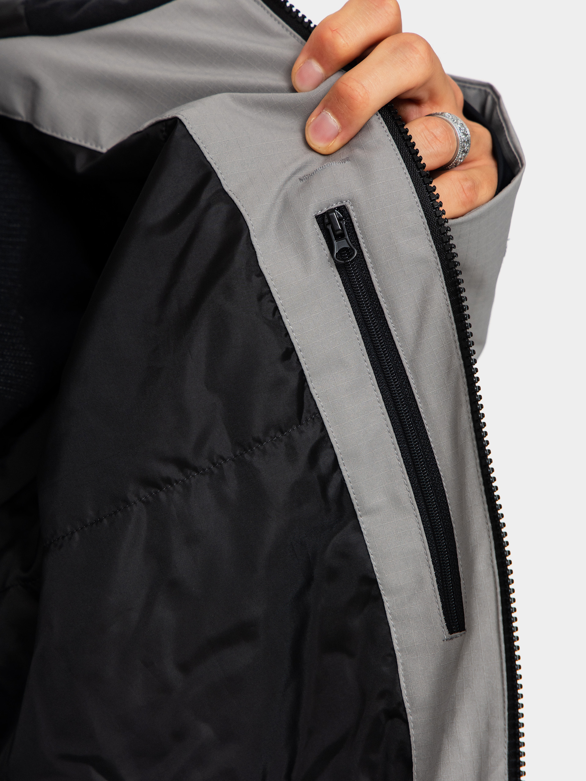 Pentru bărbați Geacă de snowboard Beyond Medals Fullzip 2L (grey)