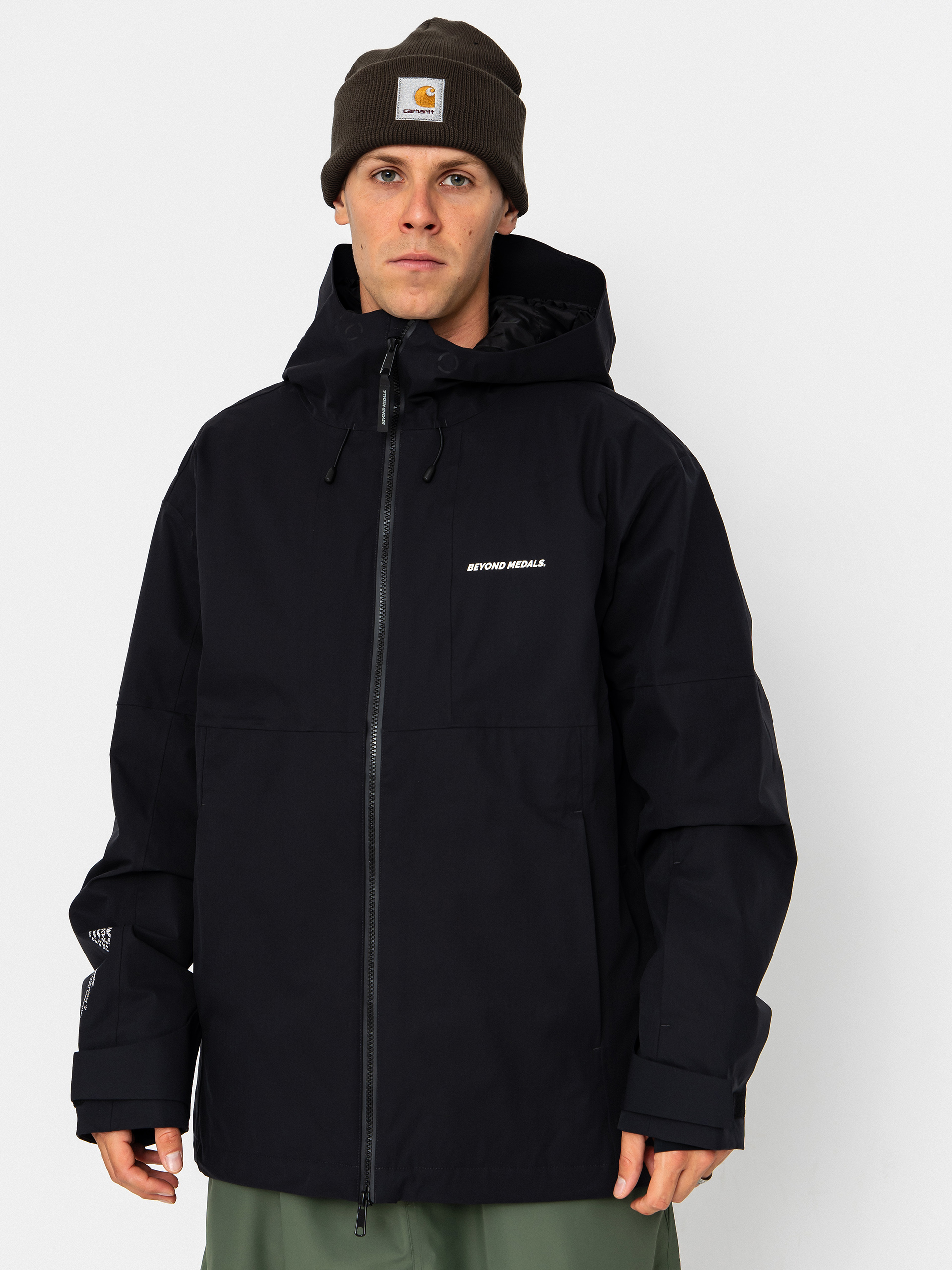 Pentru bărbați Geacă de snowboard Beyond Medals Fullzip 2L (black)