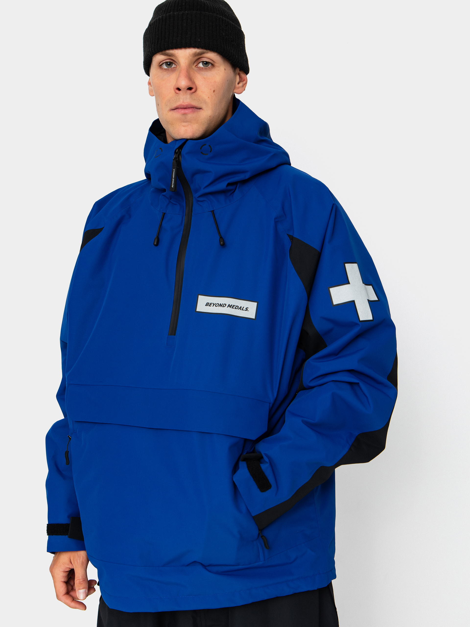 Pentru bărbați Geacă de snowboard Beyond Medals Retro Anorak 2L (blue)