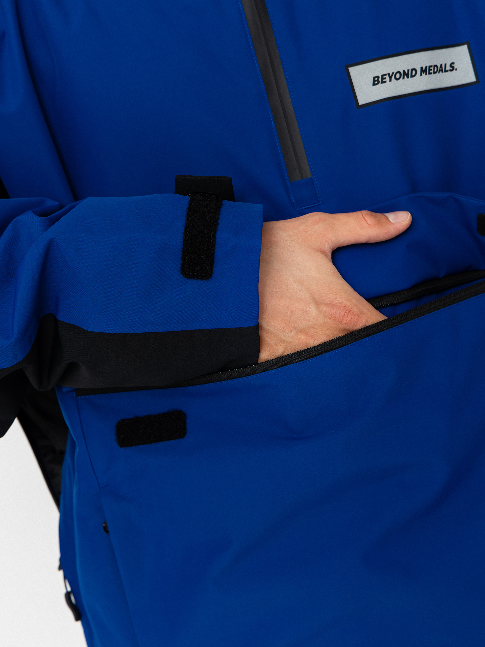 Pentru bărbați Geacă de snowboard Beyond Medals Retro Anorak 2L (blue)