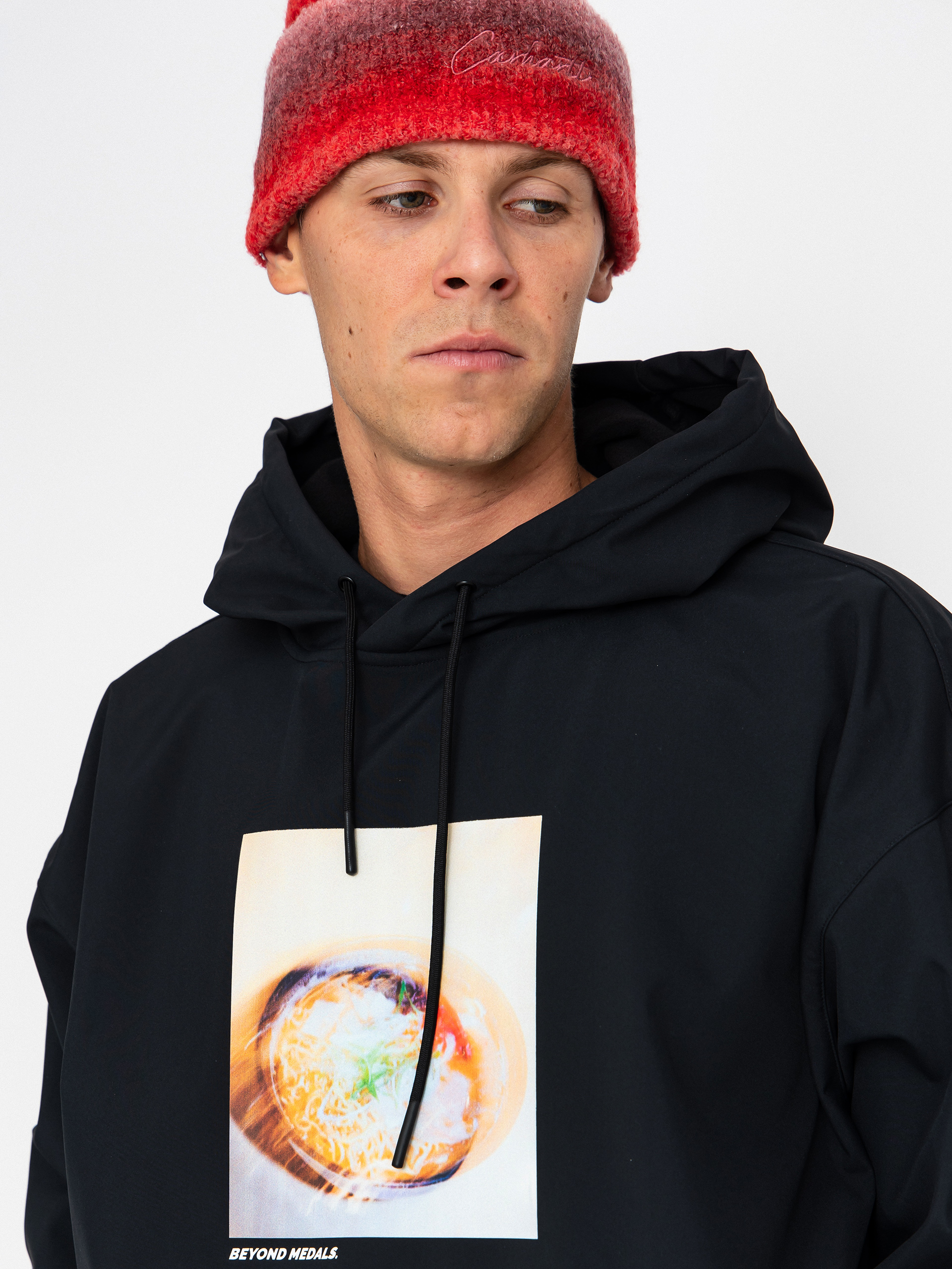 Pentru bărbați Geacă de snowboard Beyond Medals Softshell Hoodie (black)