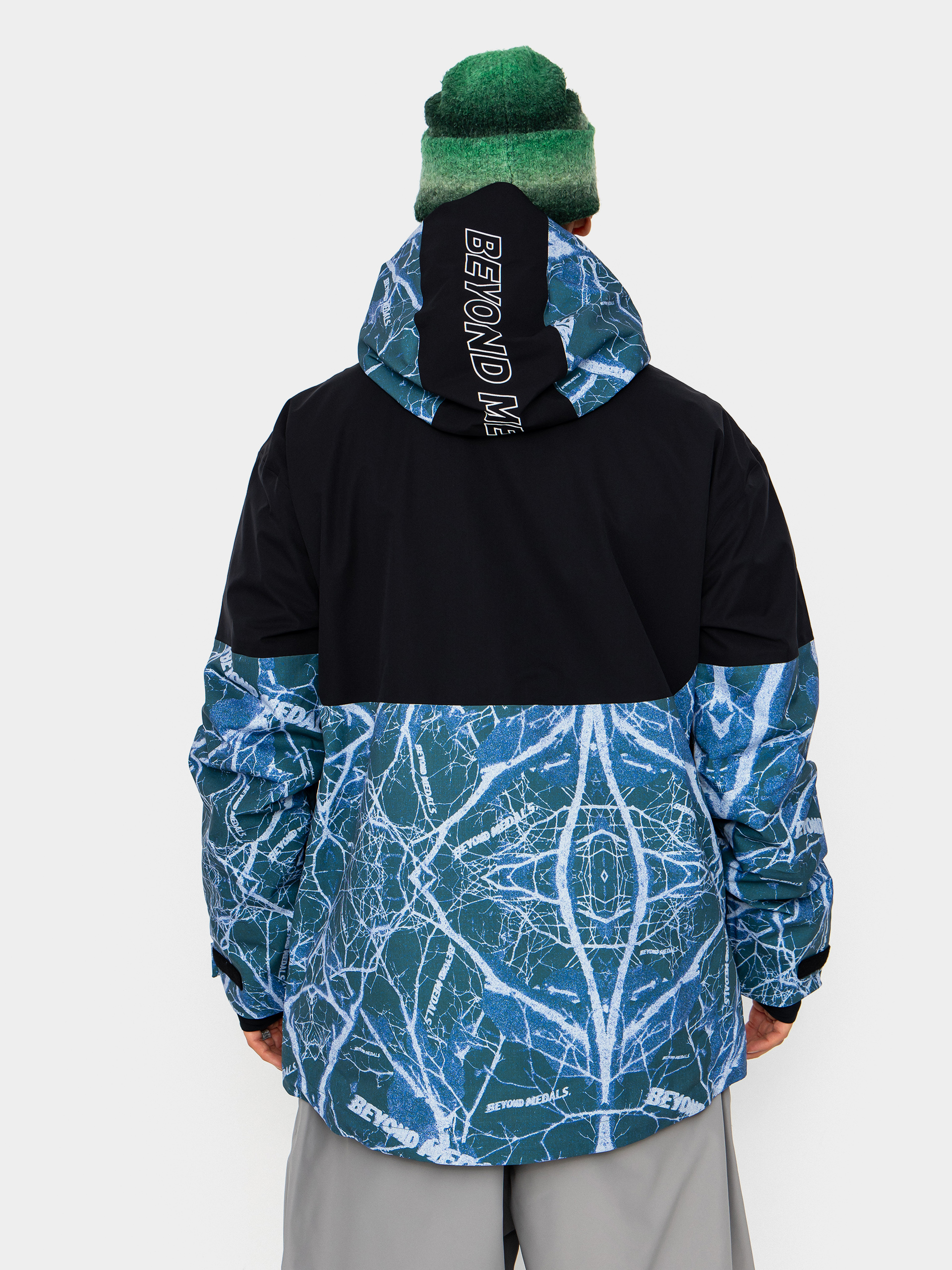 Pentru bărbați Geacă de snowboard Beyond Medals Fullzip Shirakaba 2L (print)