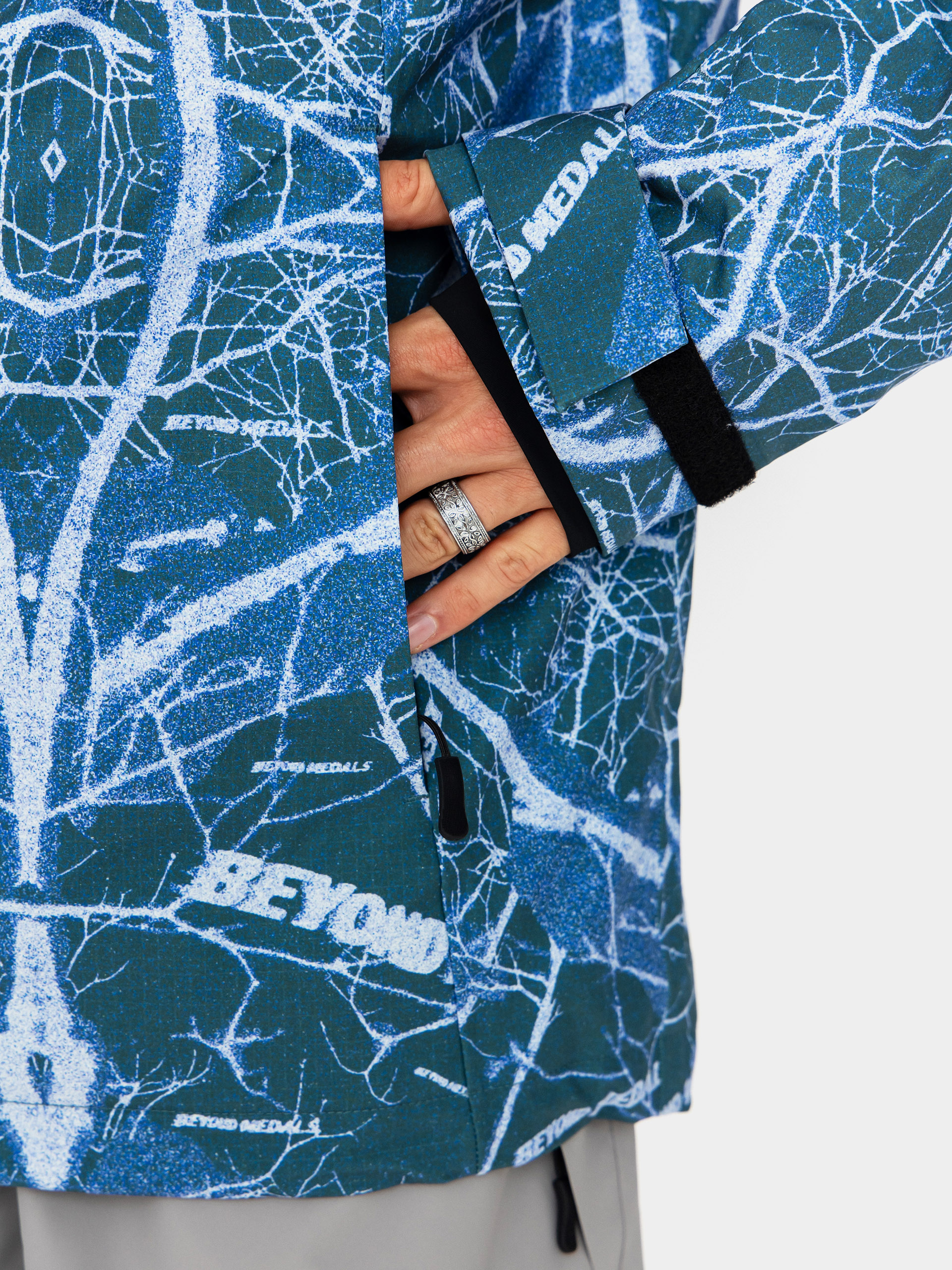 Pentru bărbați Geacă de snowboard Beyond Medals Fullzip Shirakaba 2L (print)