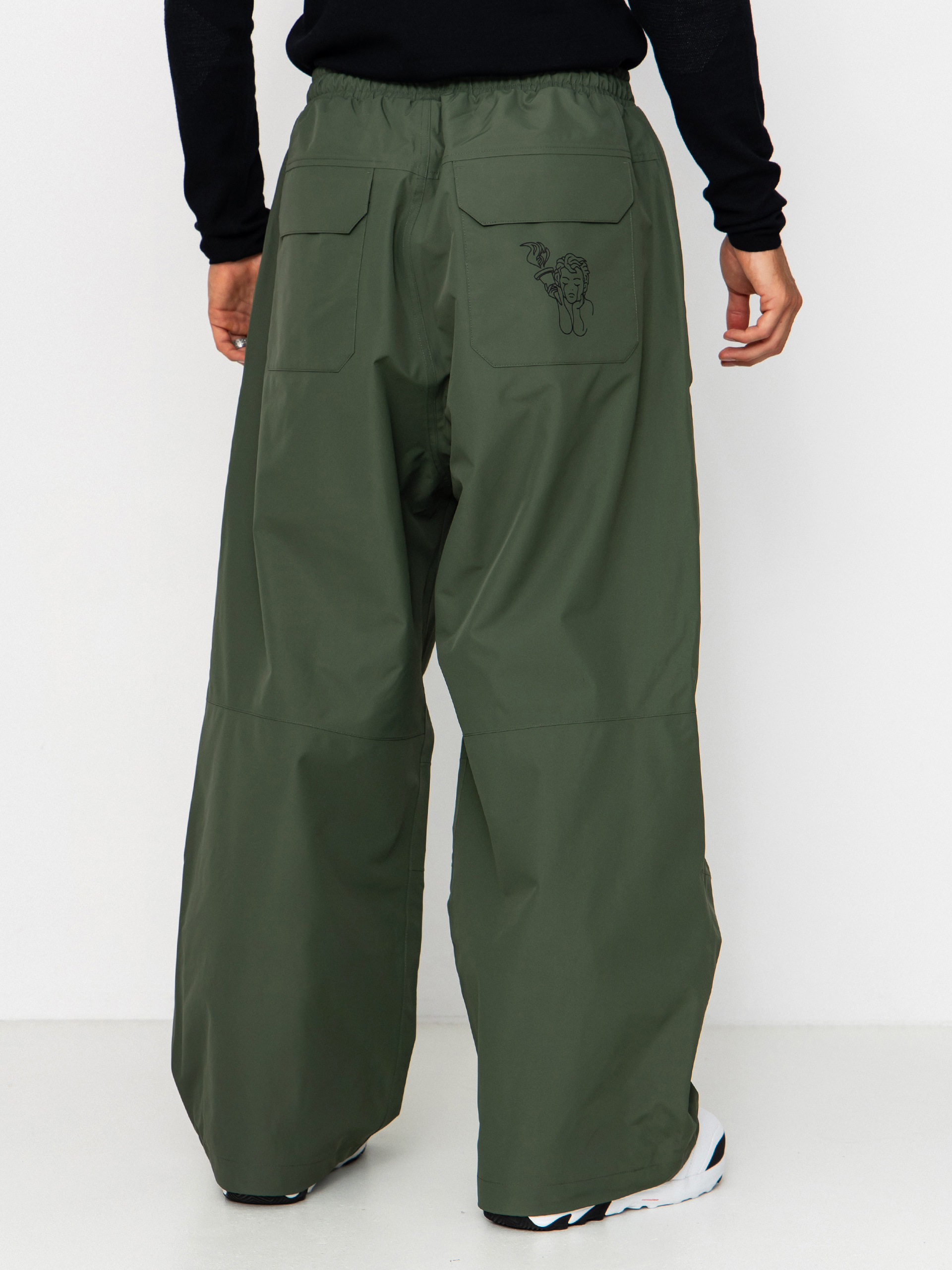Pentru bărbați Pantaloni pentru snowboard Beyond Medals Park (dark green)