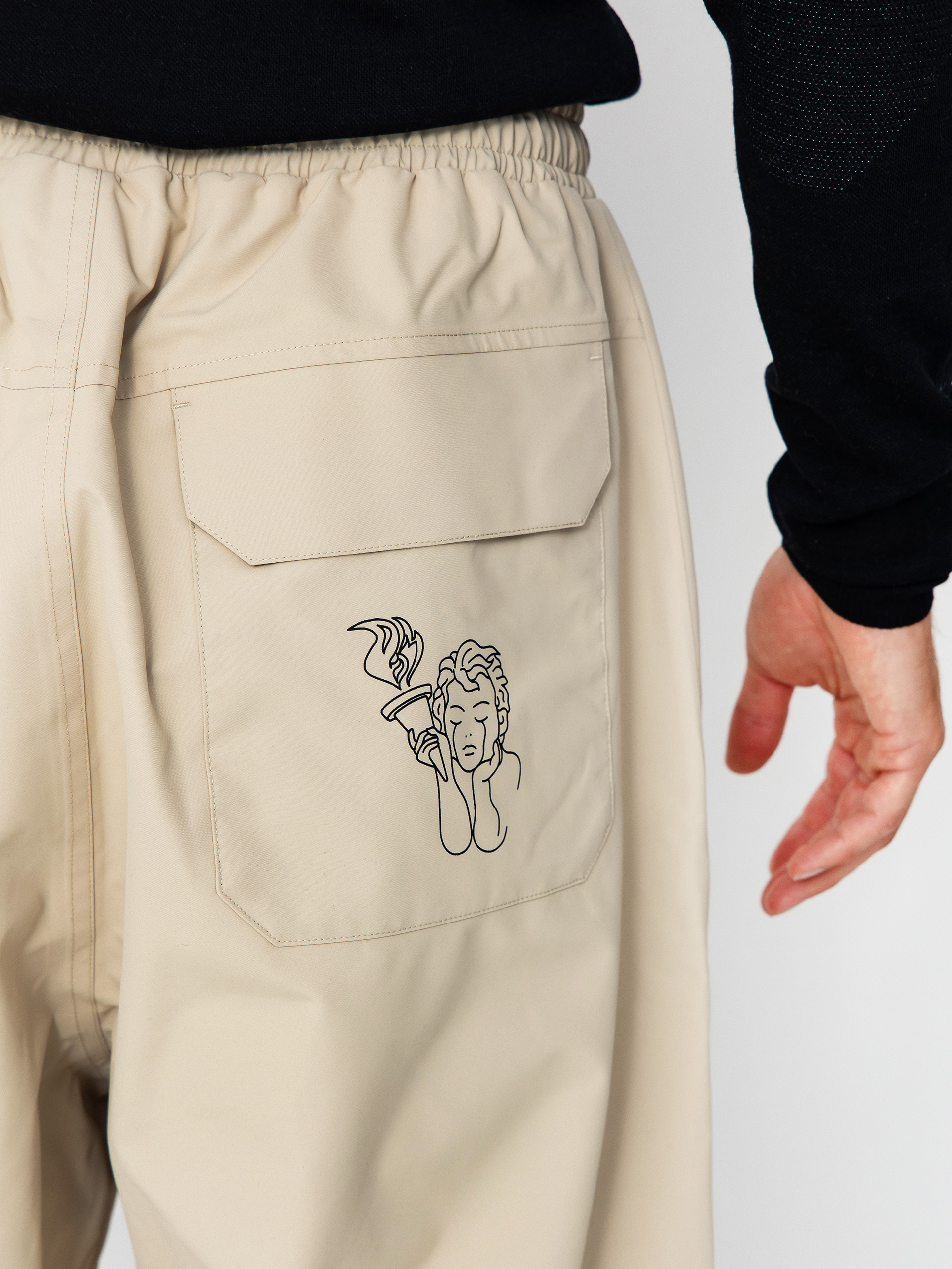 Pantaloni pentru snowboard Beyond Medals Park (beige)