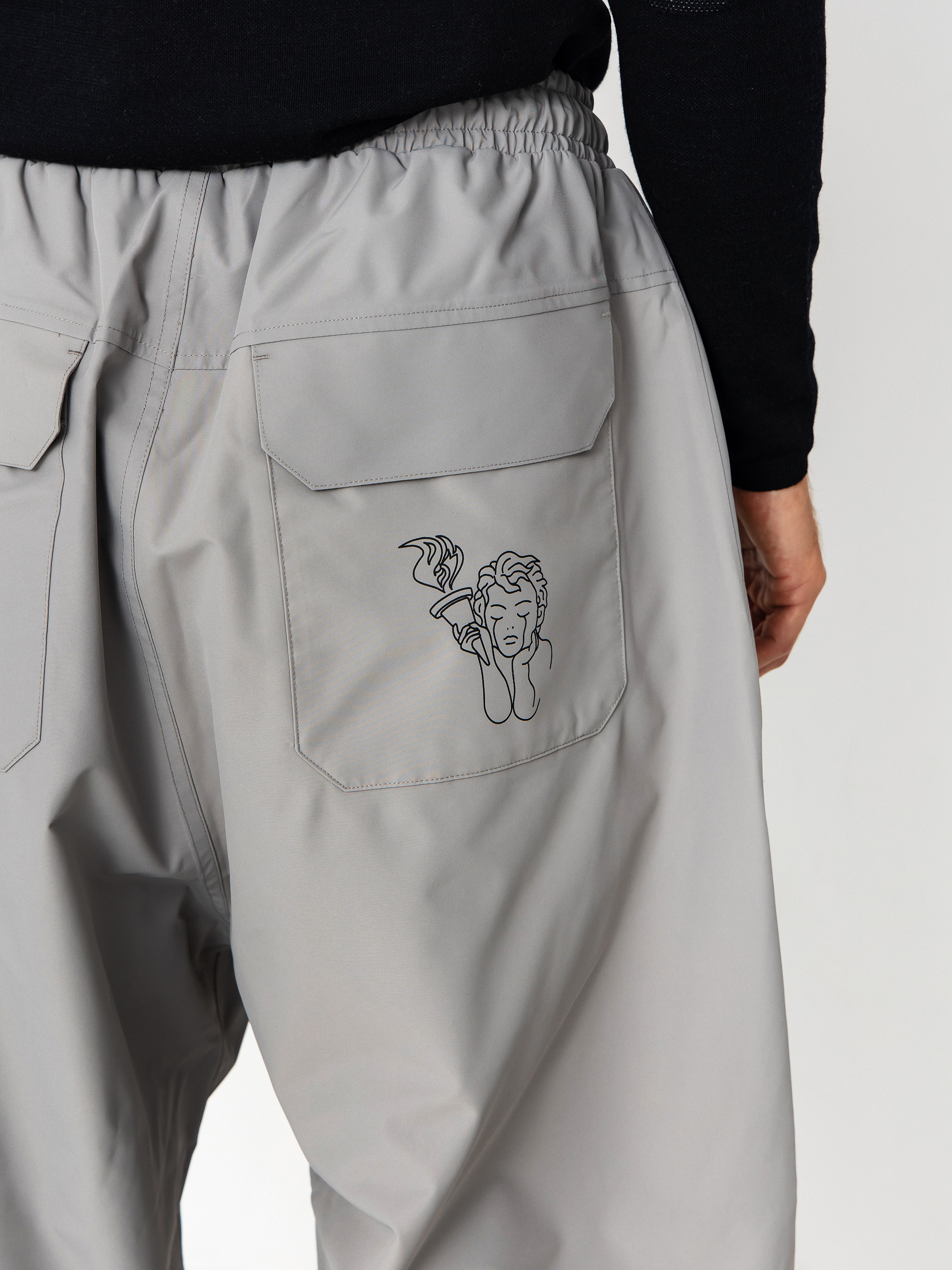 Pentru bărbați Pantaloni pentru snowboard Beyond Medals Park (grey)