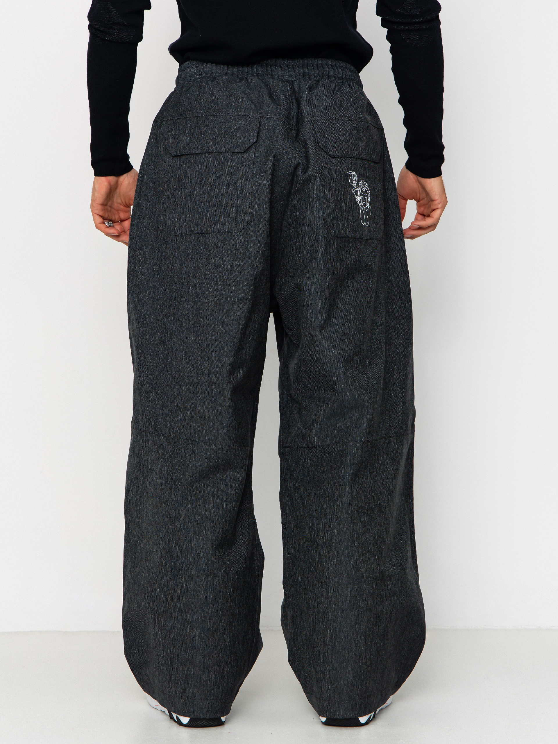 Pentru bărbați Pantaloni pentru snowboard Beyond Medals Park Denim (dark grey)