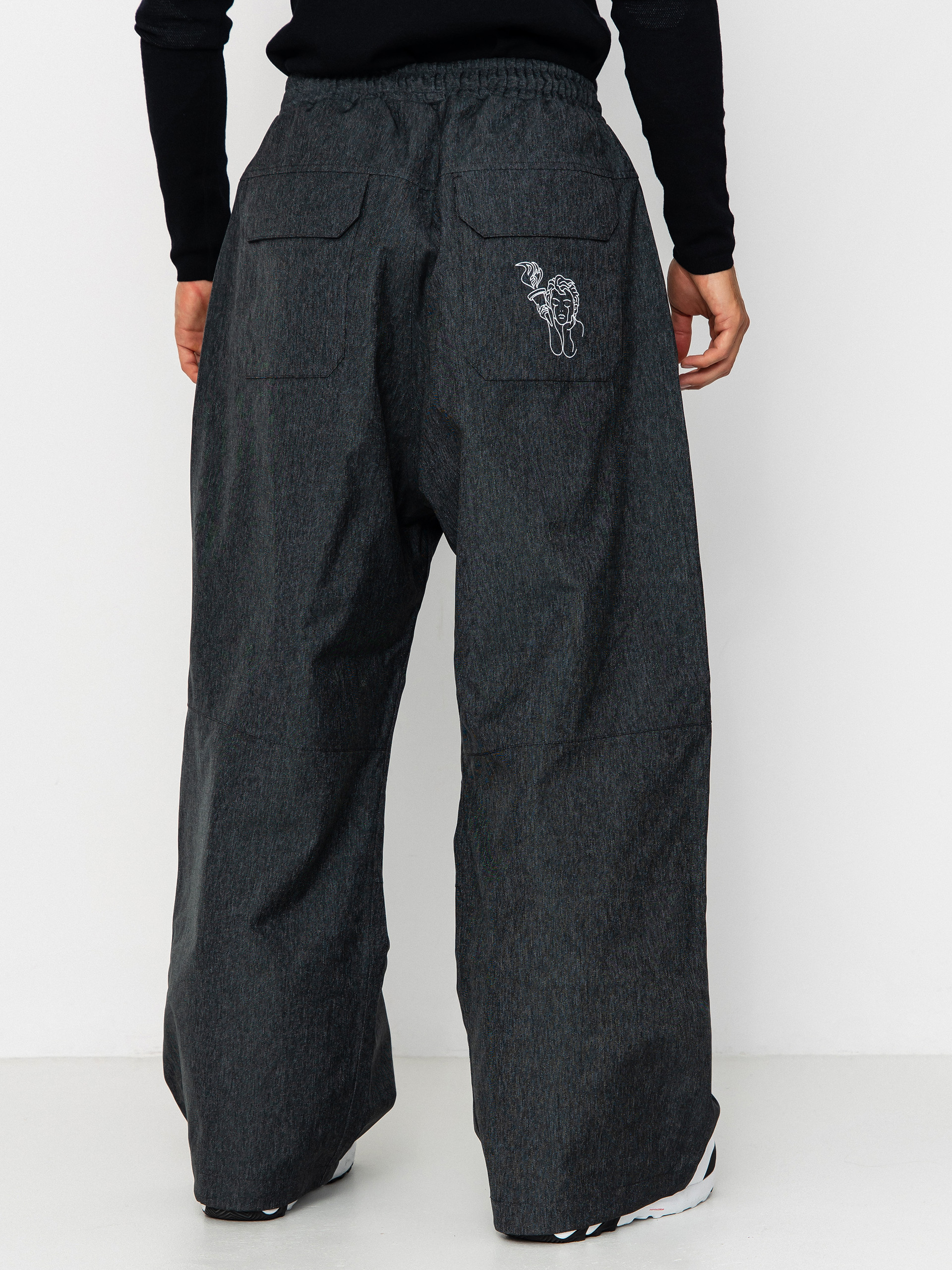 Pentru bărbați Pantaloni pentru snowboard Beyond Medals Park Denim (dark grey)