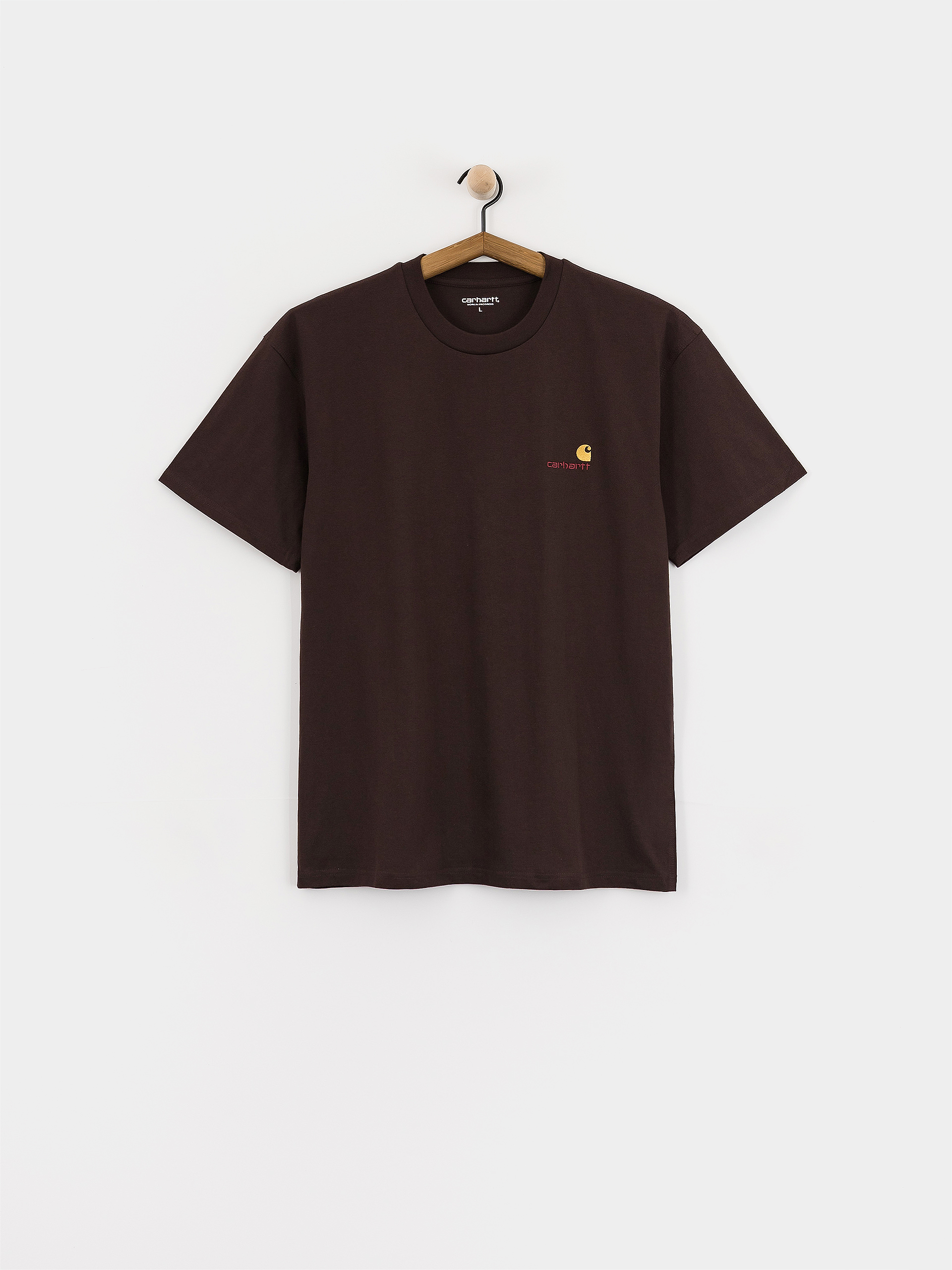 Tricou Carhartt WIP American Script (palisander)