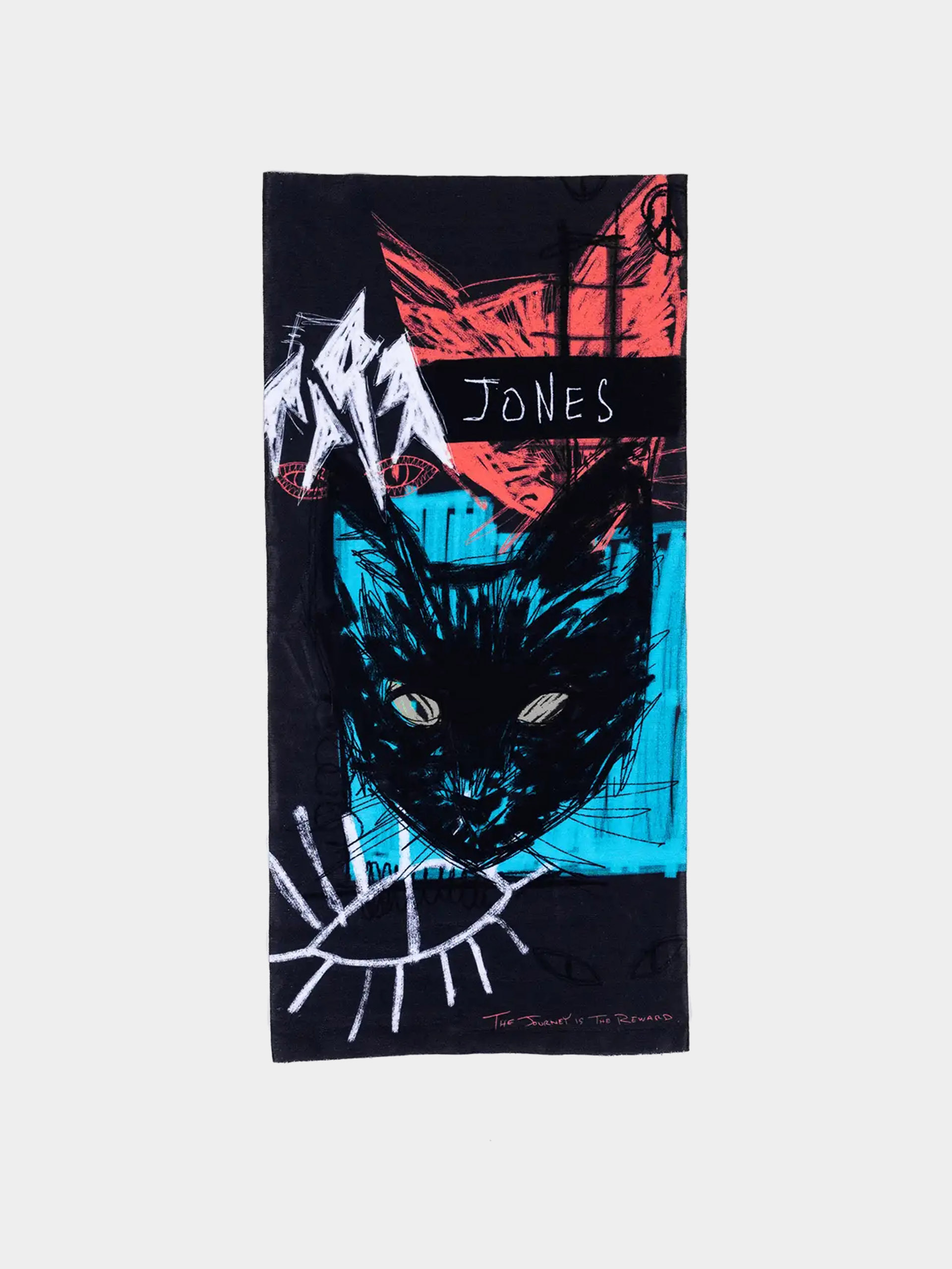 Eu0219arfu0103 Jones Snowboards Lightweight Recycled Neckwarmer (rally cat)