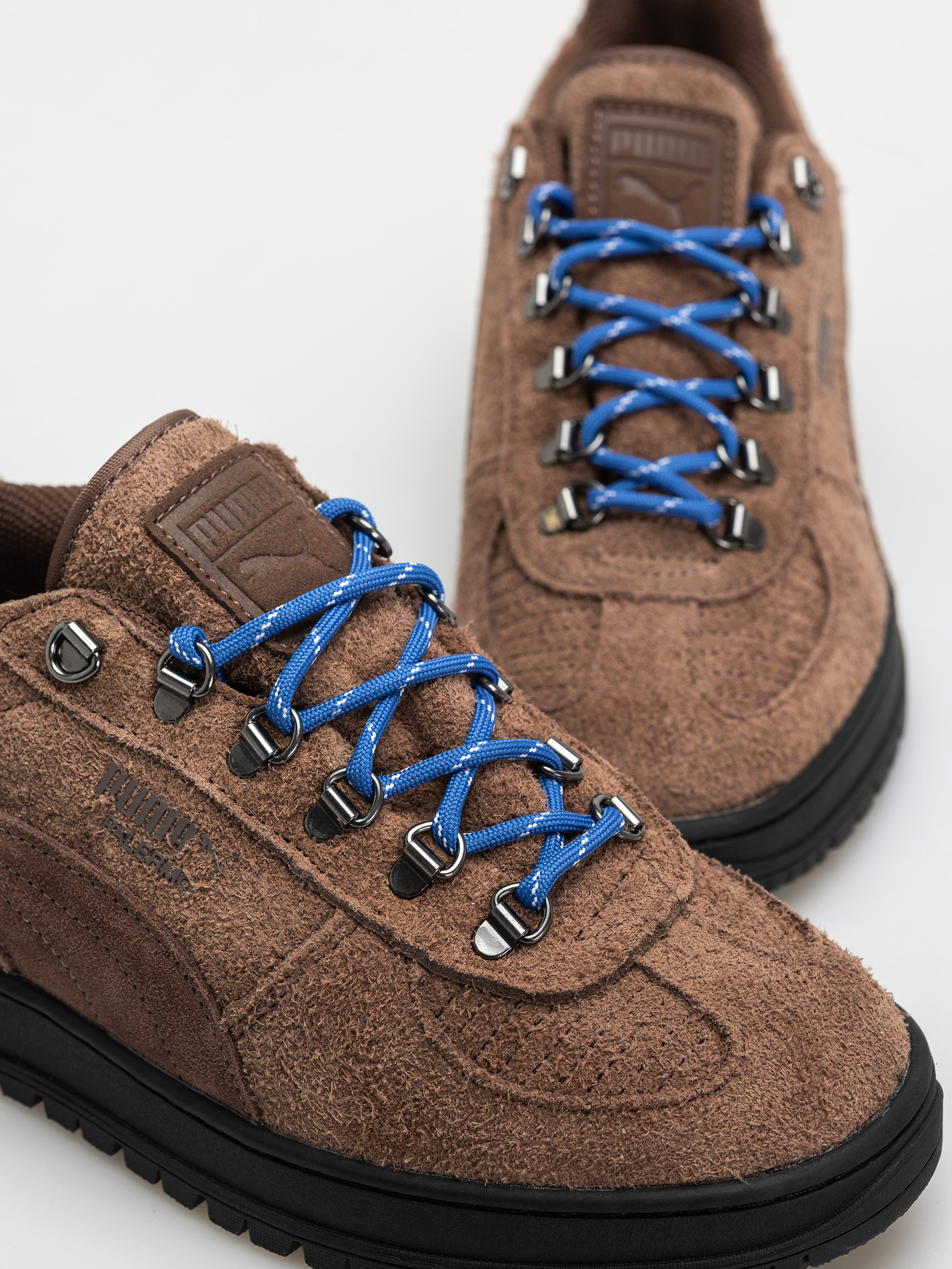 Pantofi Puma Palermo Alpino Fuzzy (chestnut brown/mountain blue)