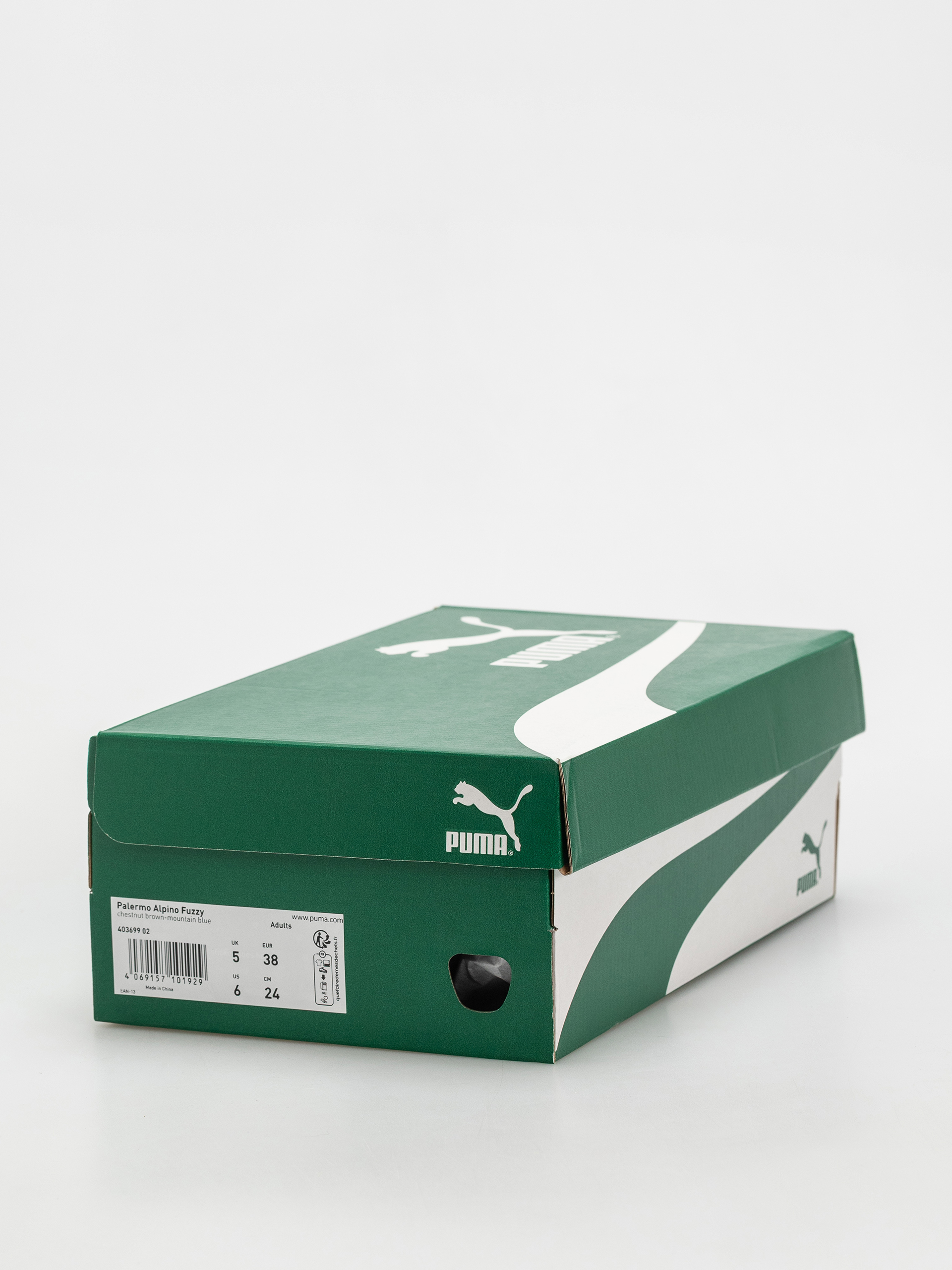 Pantofi Puma Palermo Alpino Fuzzy (chestnut brown/mountain blue)